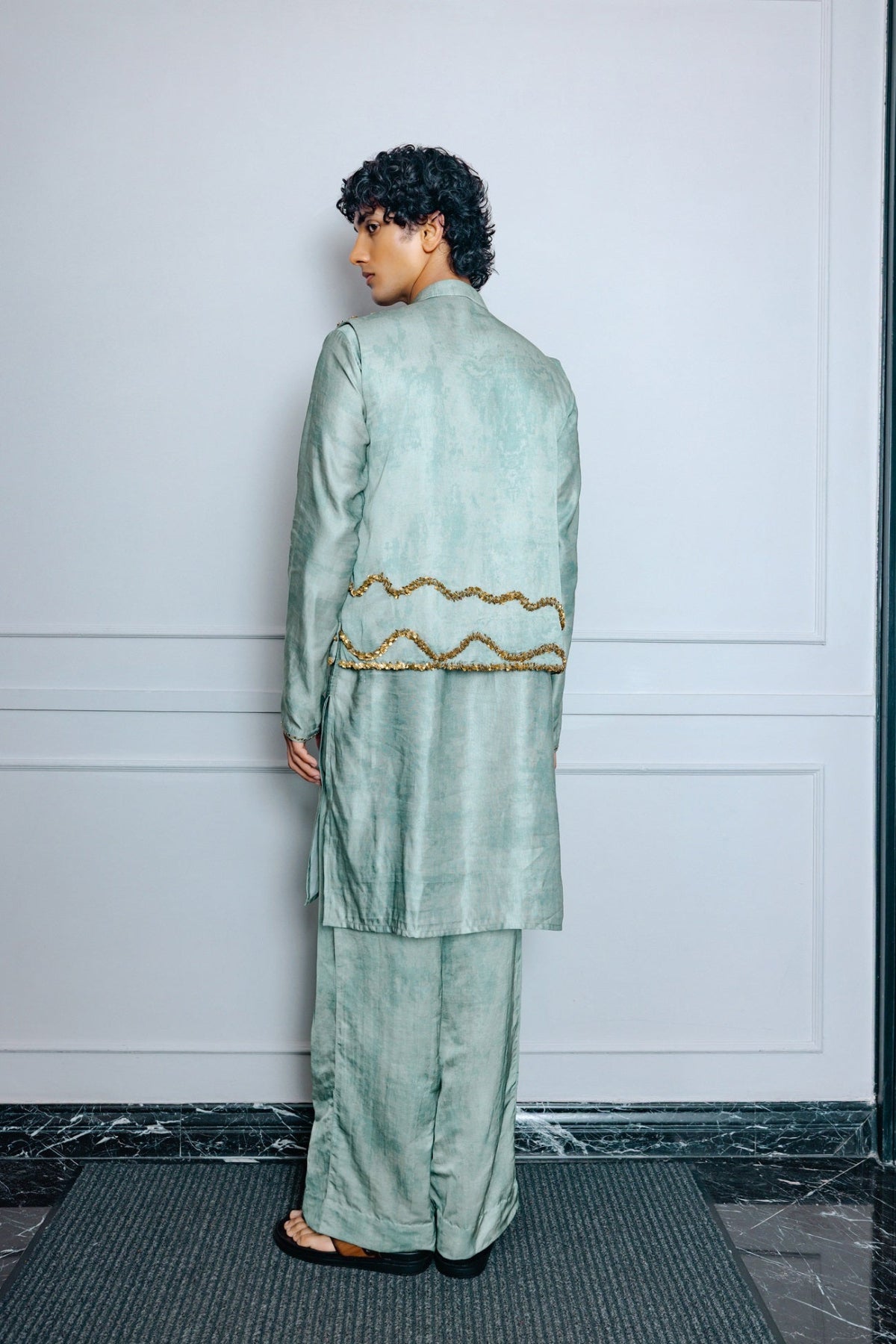 Sage Green Moh Bundi Set