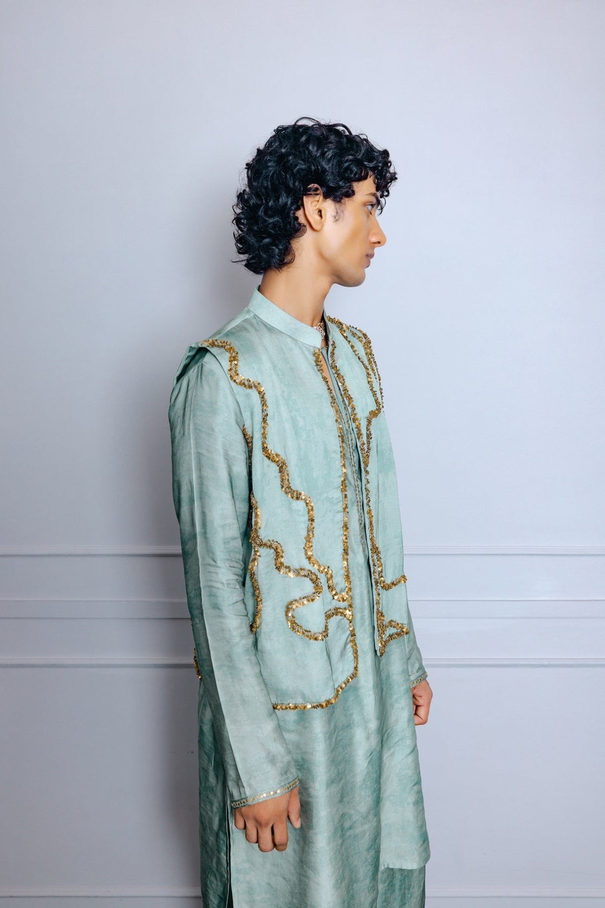 Sage Green Moh Bundi Set