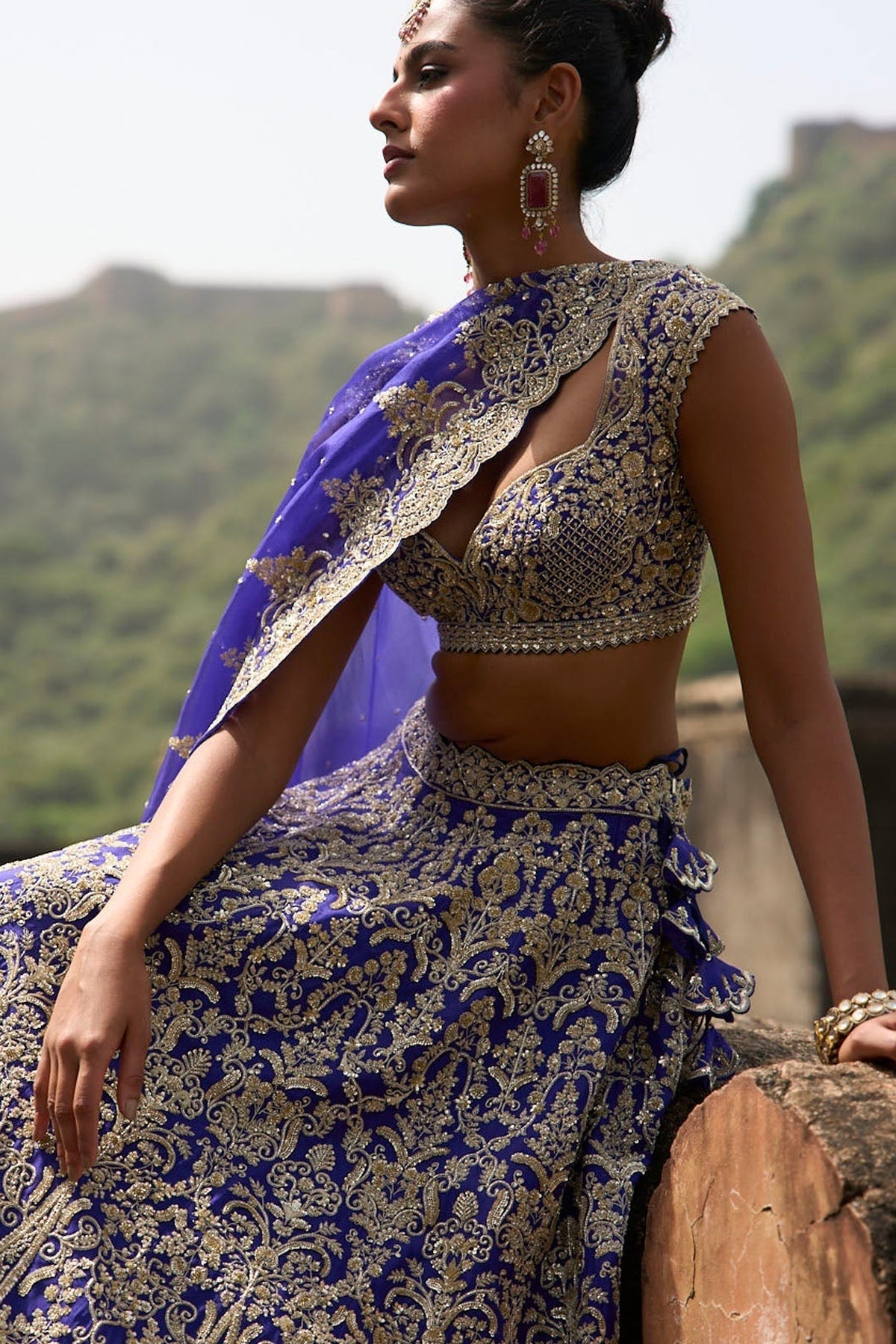 Sapphire Lehenga Set