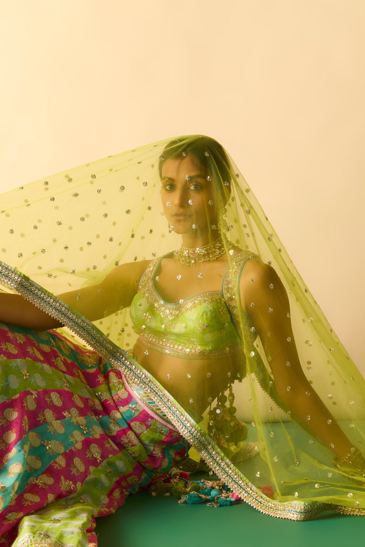 shyama lehenga set