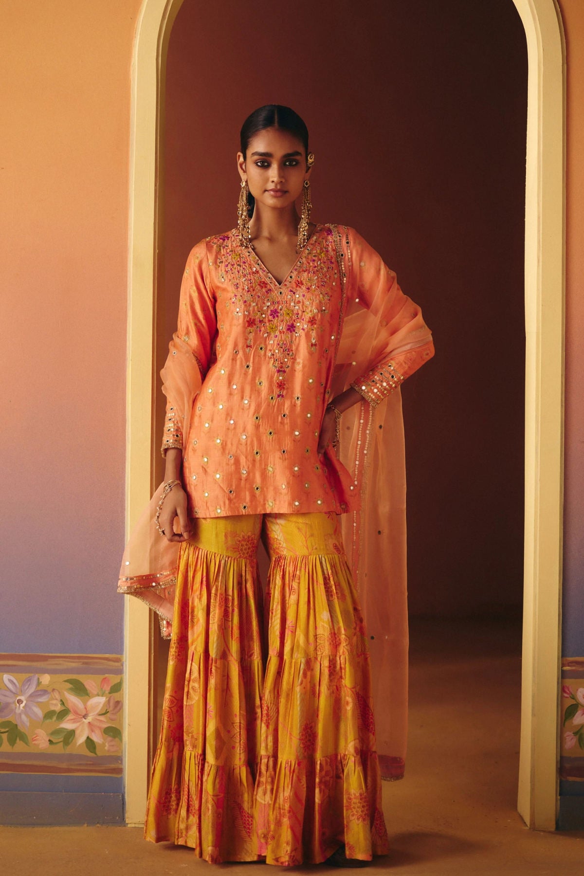 Soni sharara set