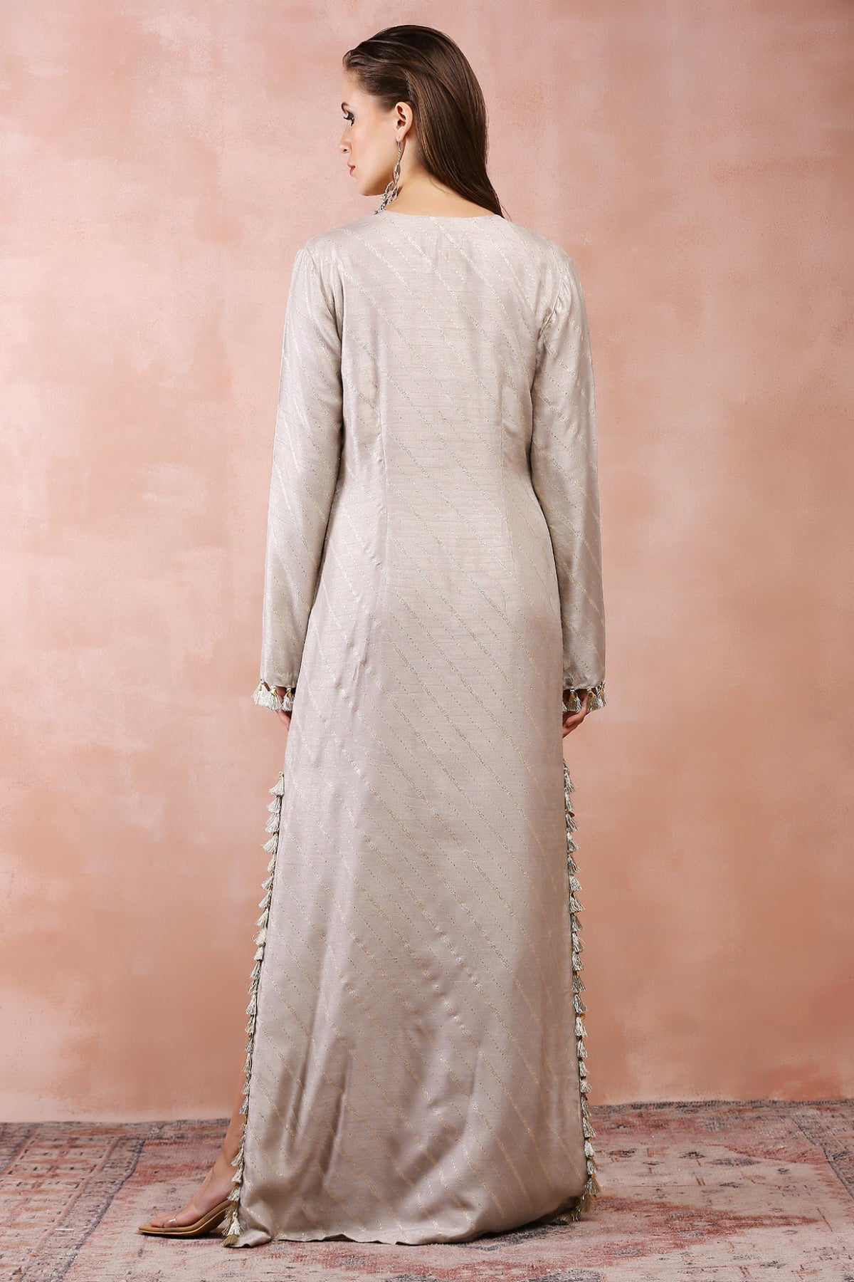 GREY BAGH EMBROIDERED KAFTAN