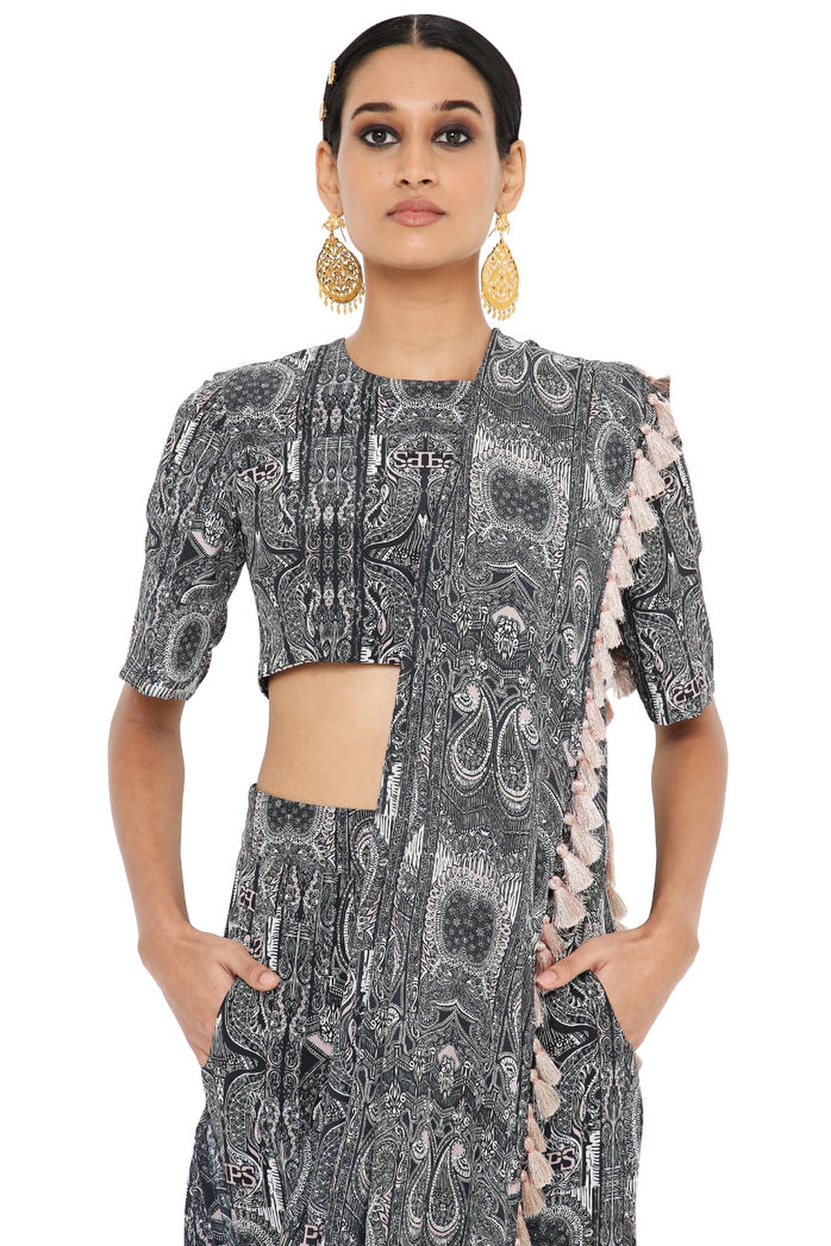 Gulnaz Dhoti Drape Set
