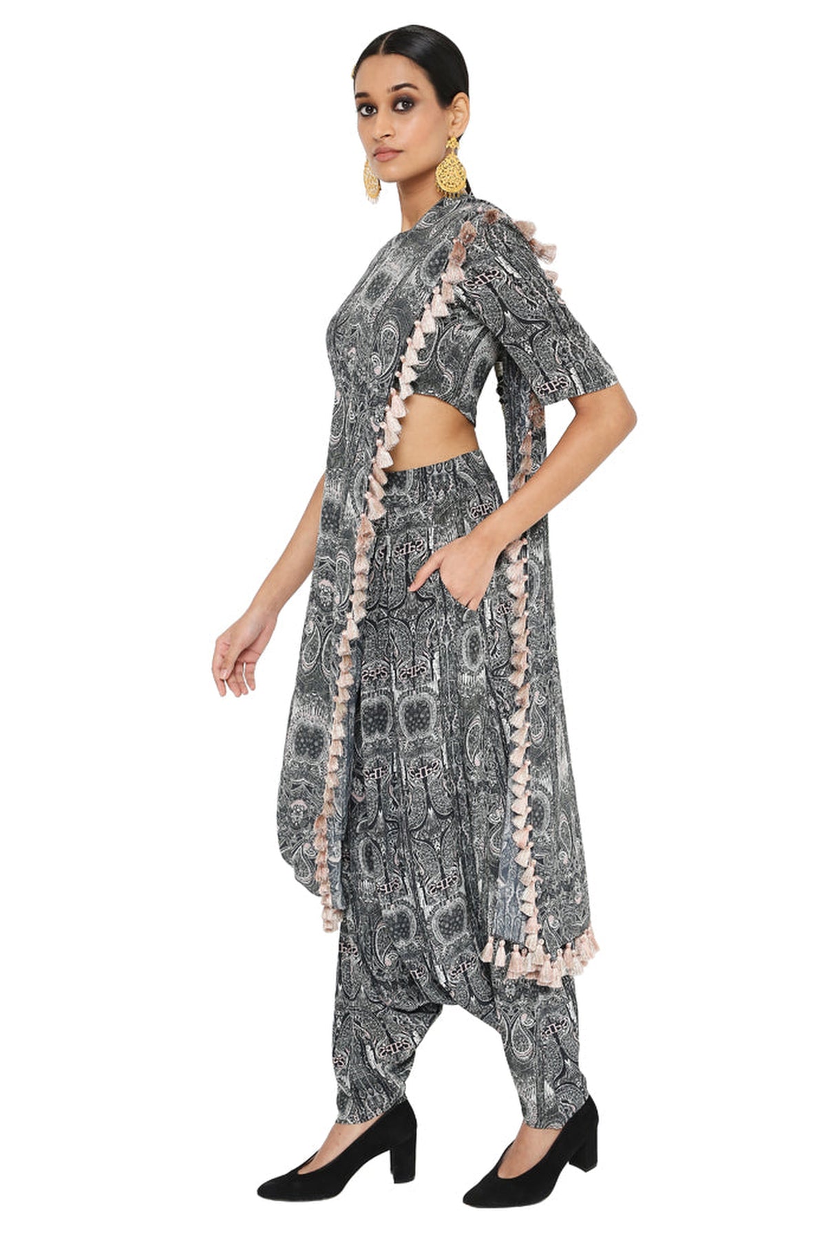 Gulnaz Dhoti Drape Set
