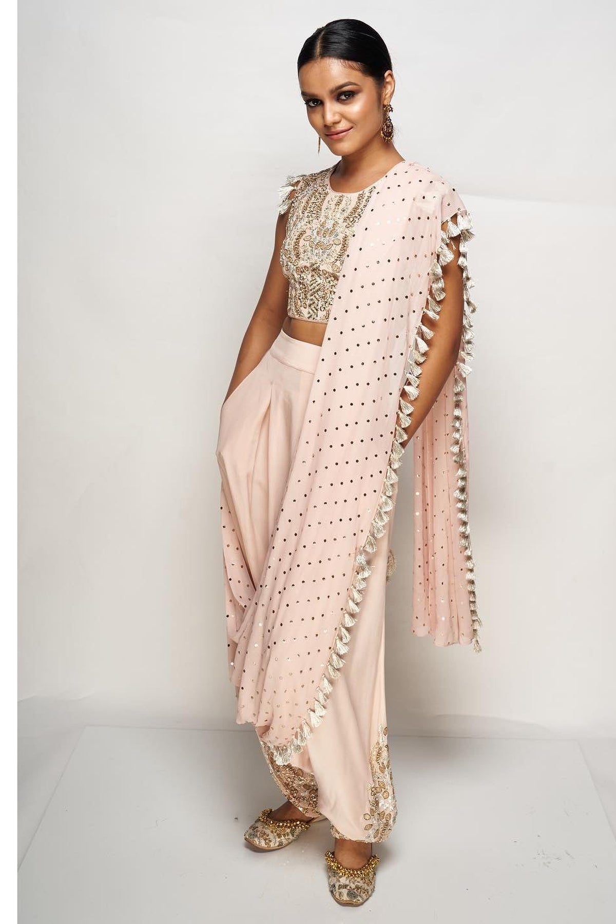 SUROOR Dhoti Drape Set