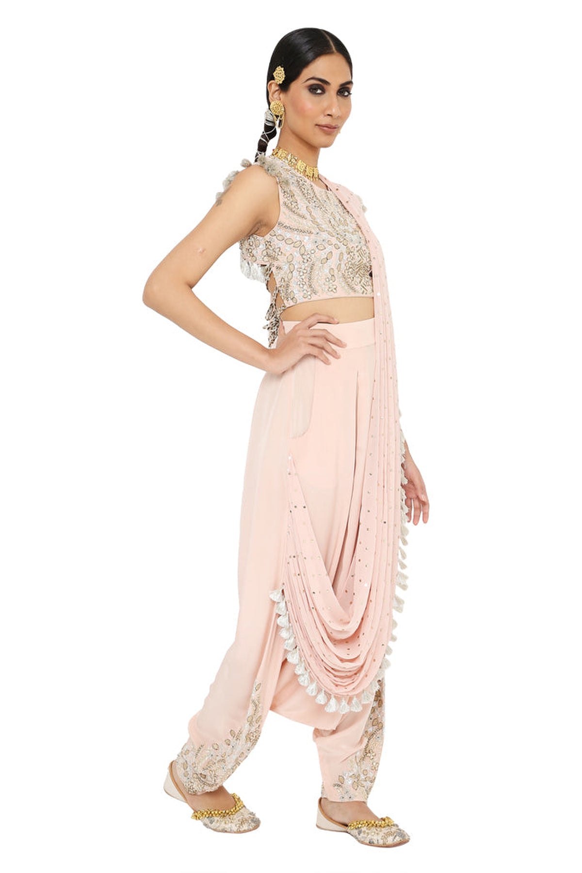 SUROOR Dhoti Drape Set