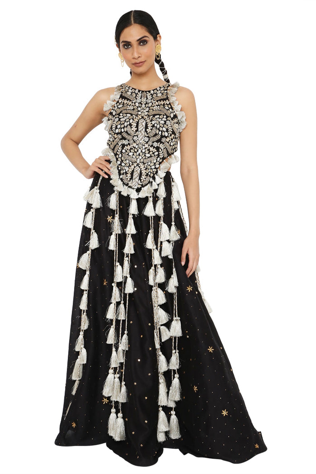 The Alma Black LEHENGA