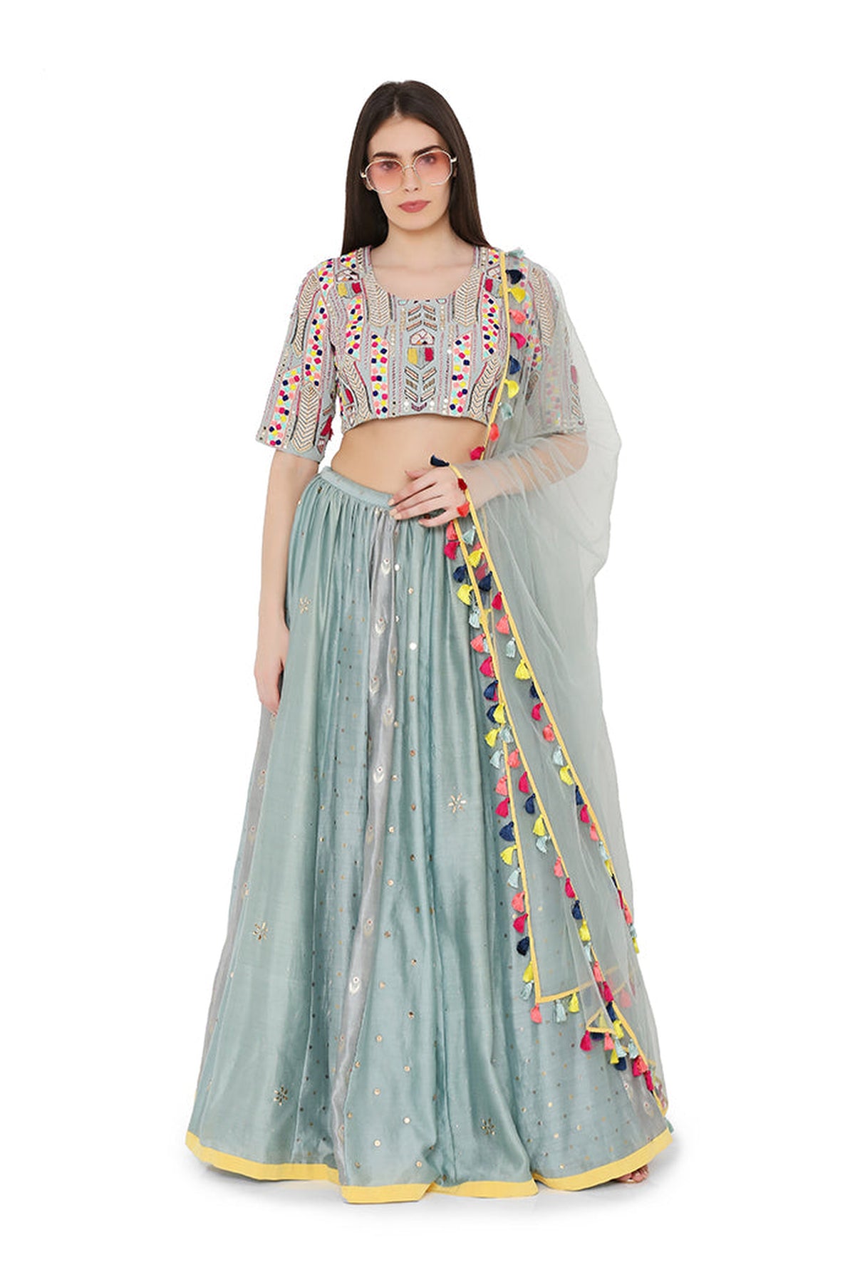 Light Blue LEHENGA SET PS-LH0020-C