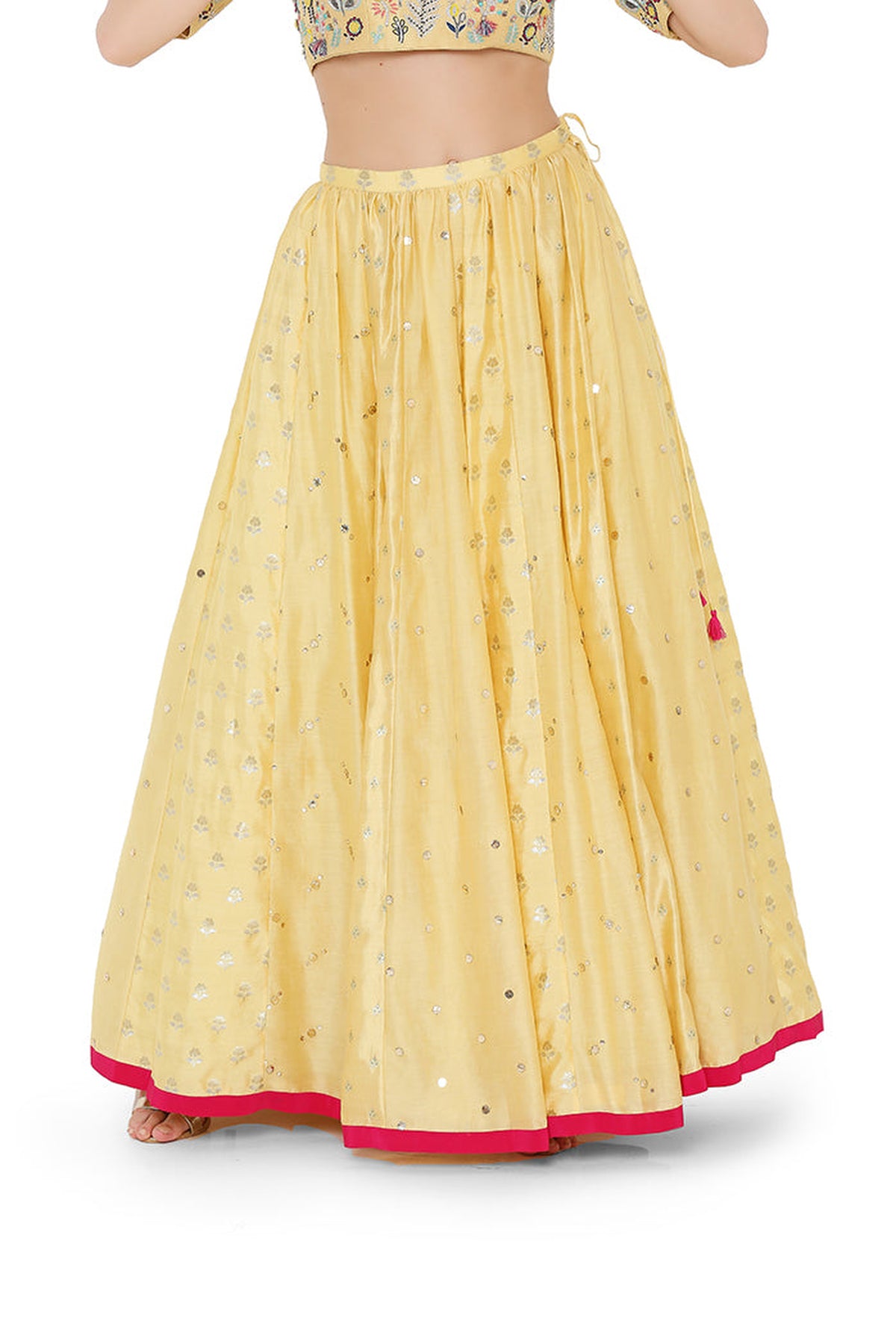 PALE YELLOW LEHENGA SET PS-LH0021-C