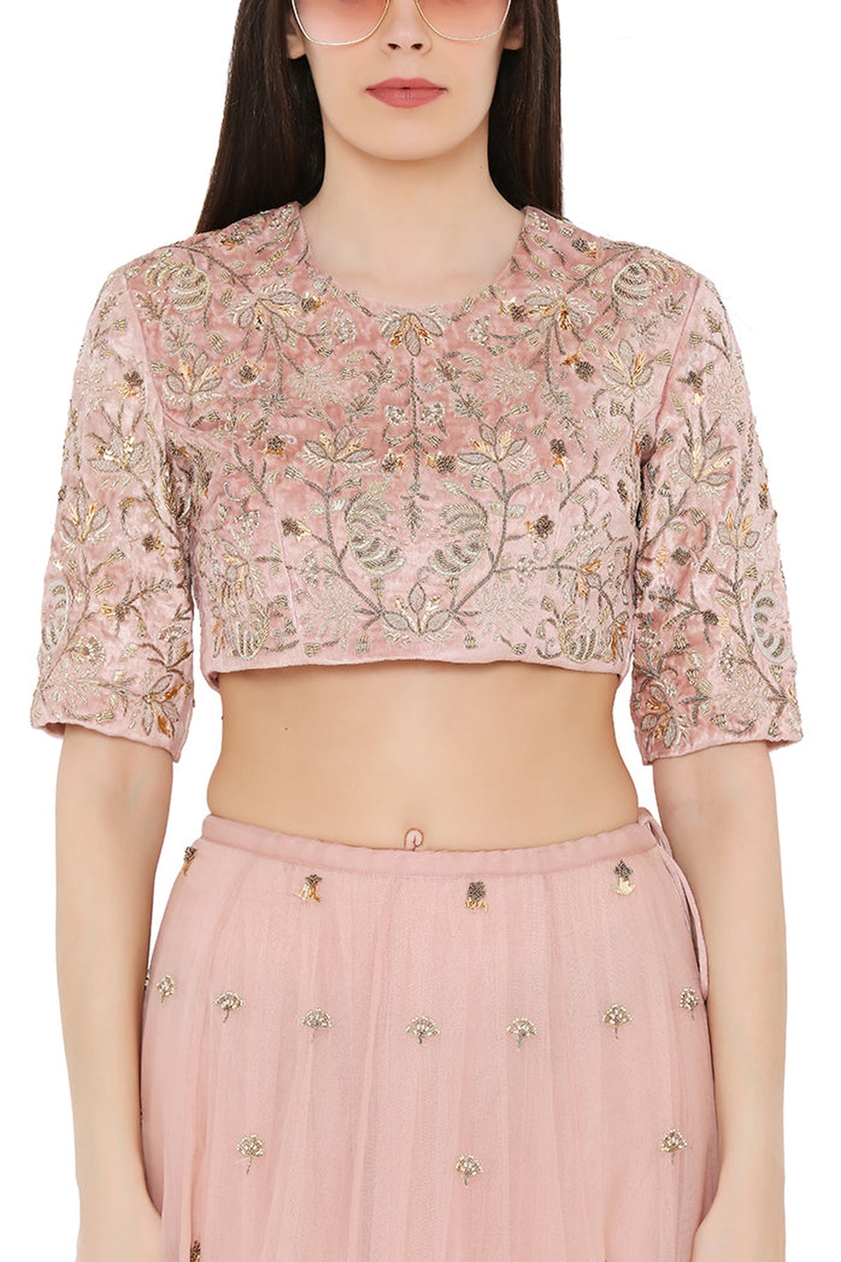 ROSE PINK LEHENGA PS-LH0041