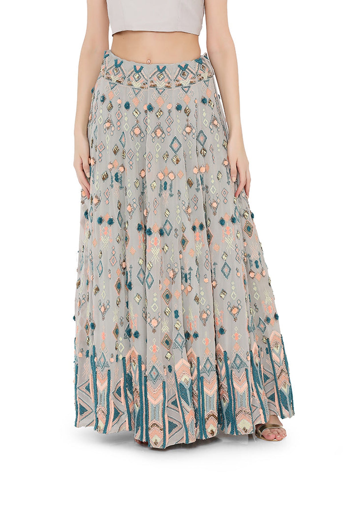 Pale Blue Lehenga Set