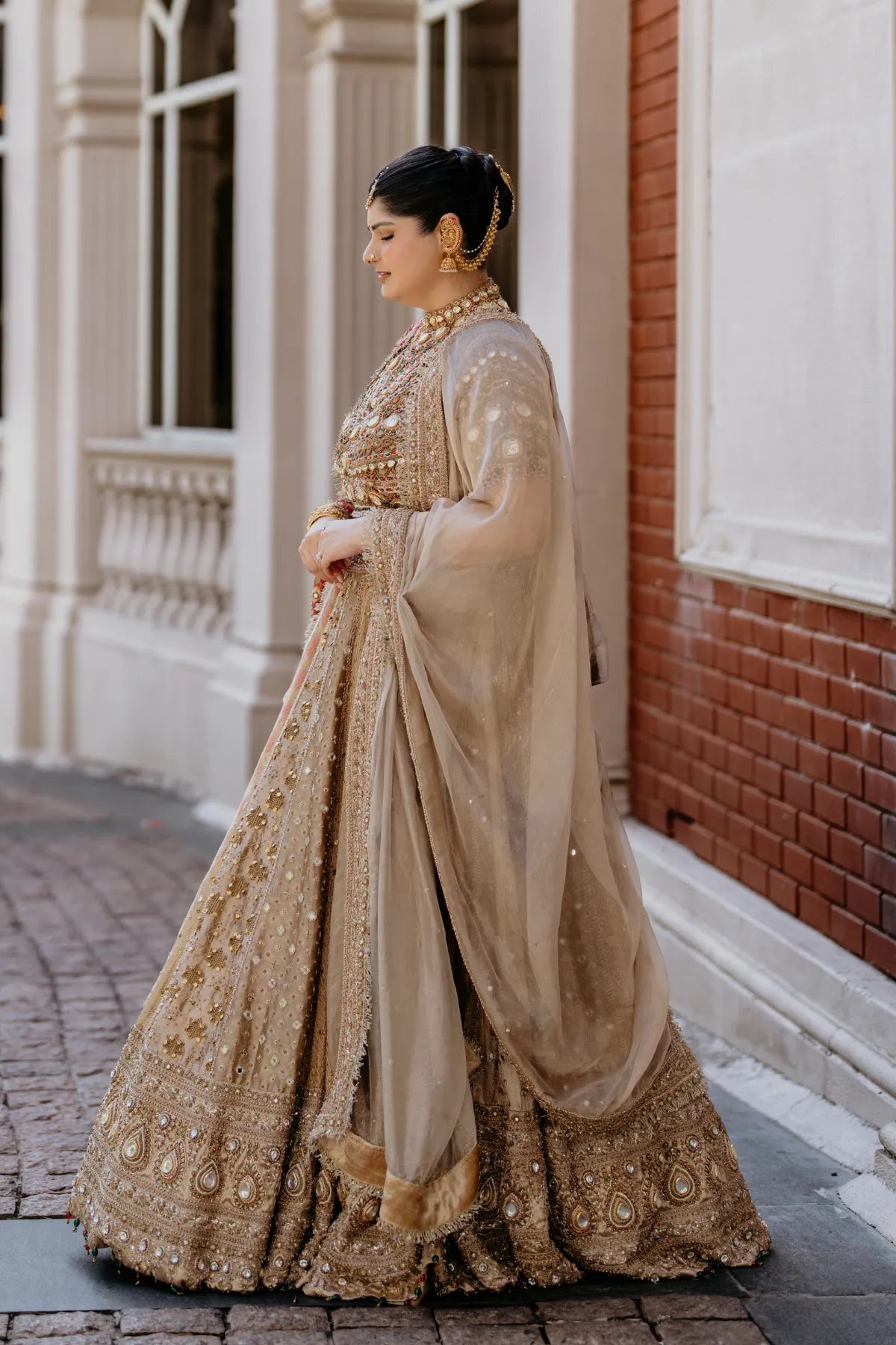 Anshula in Swarnali Bridal Lehenga Set