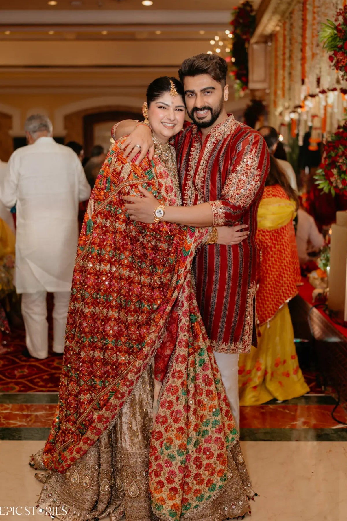 Anshula in Swarnali Bridal Lehenga Set
