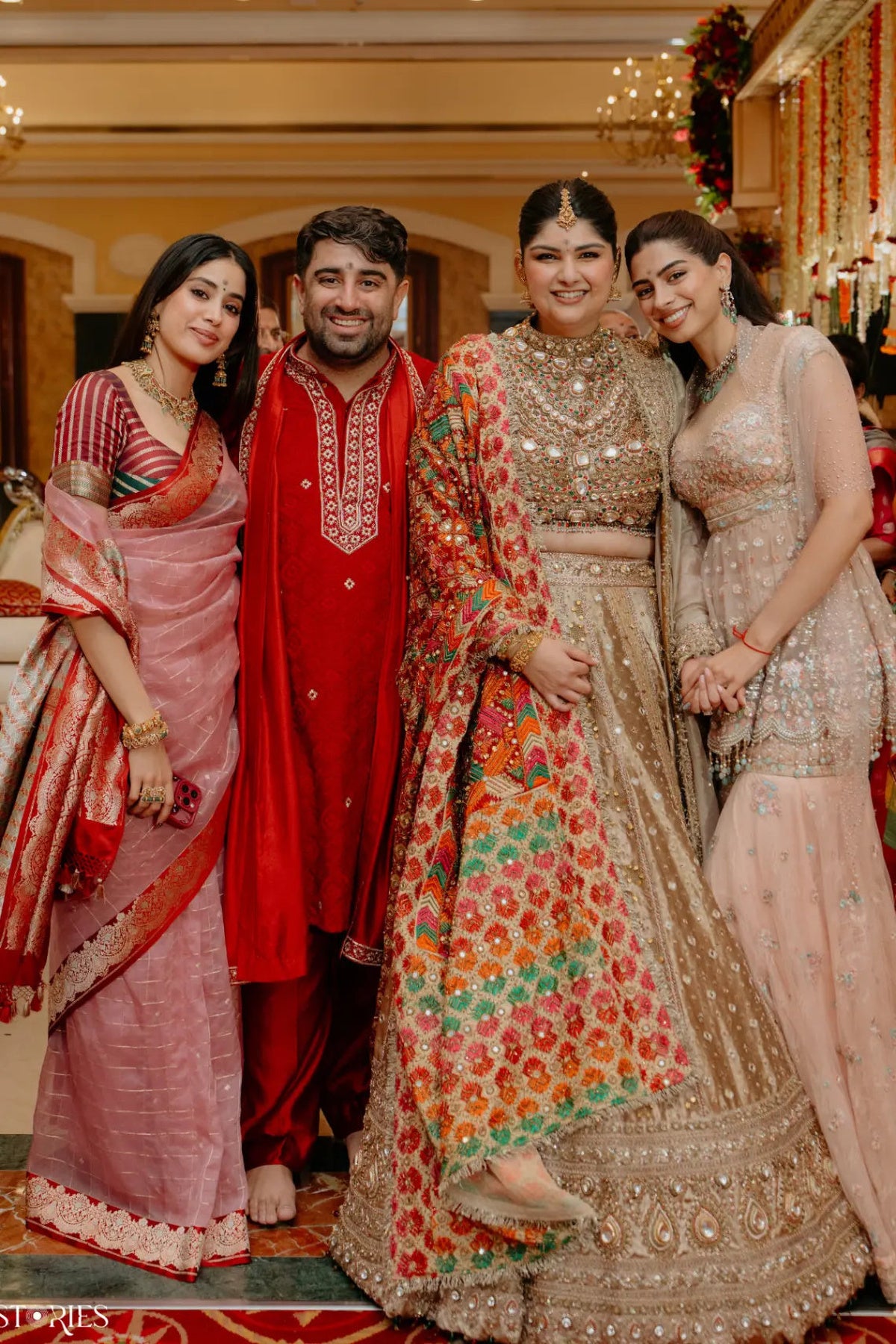 Anshula in Swarnali Bridal Lehenga Set