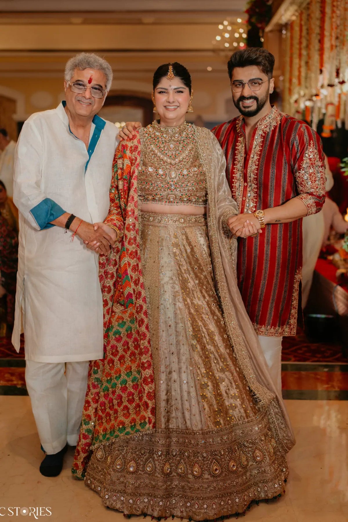 Anshula in Swarnali Bridal Lehenga Set