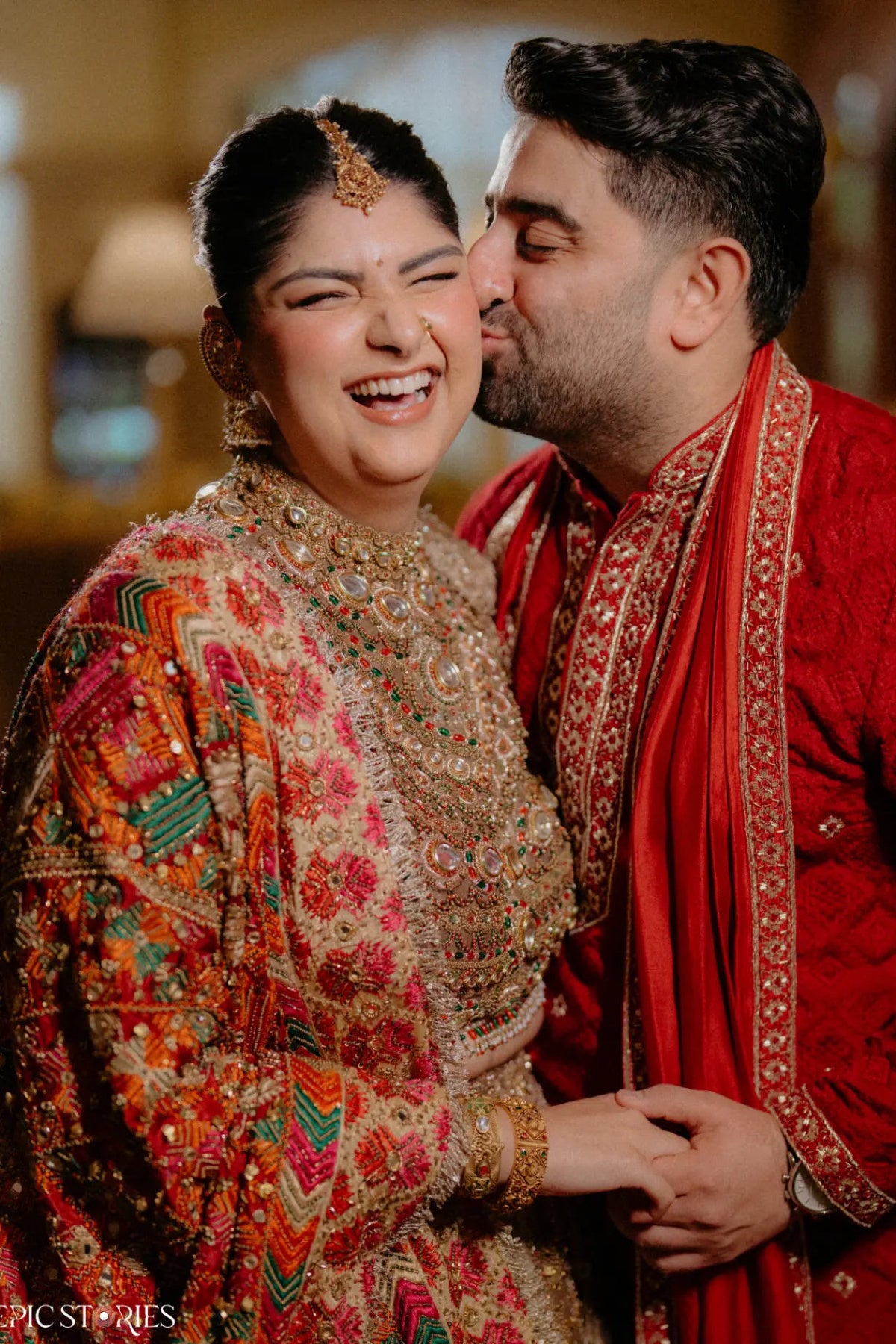 Anshula in Swarnali Bridal Lehenga Set