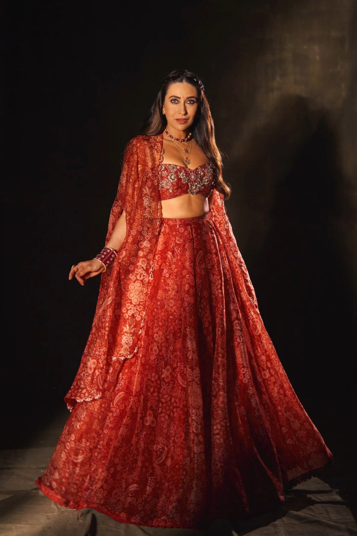 Karisma Kapoor In Ziba Lehenga Set