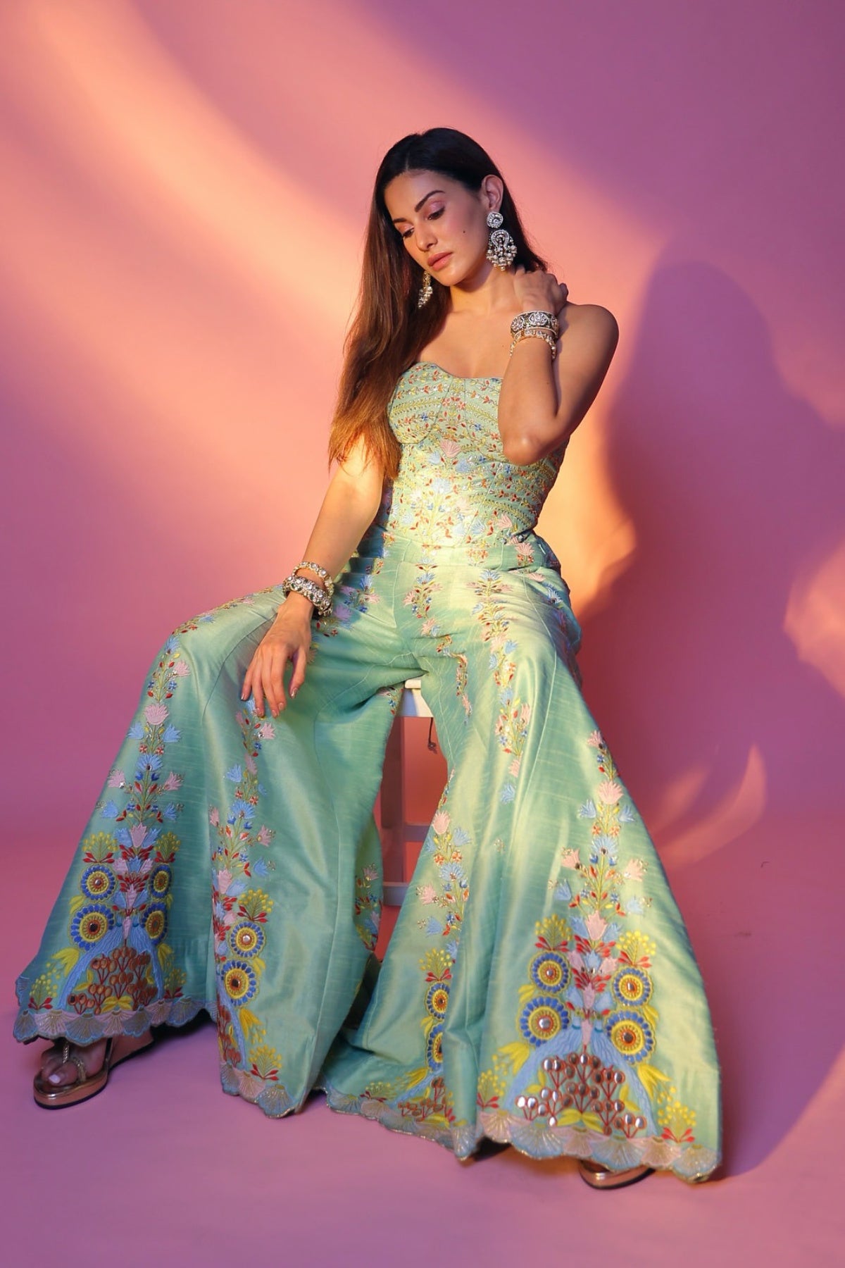 AMYRA DASTUR IN MEHER FLARED PANTS