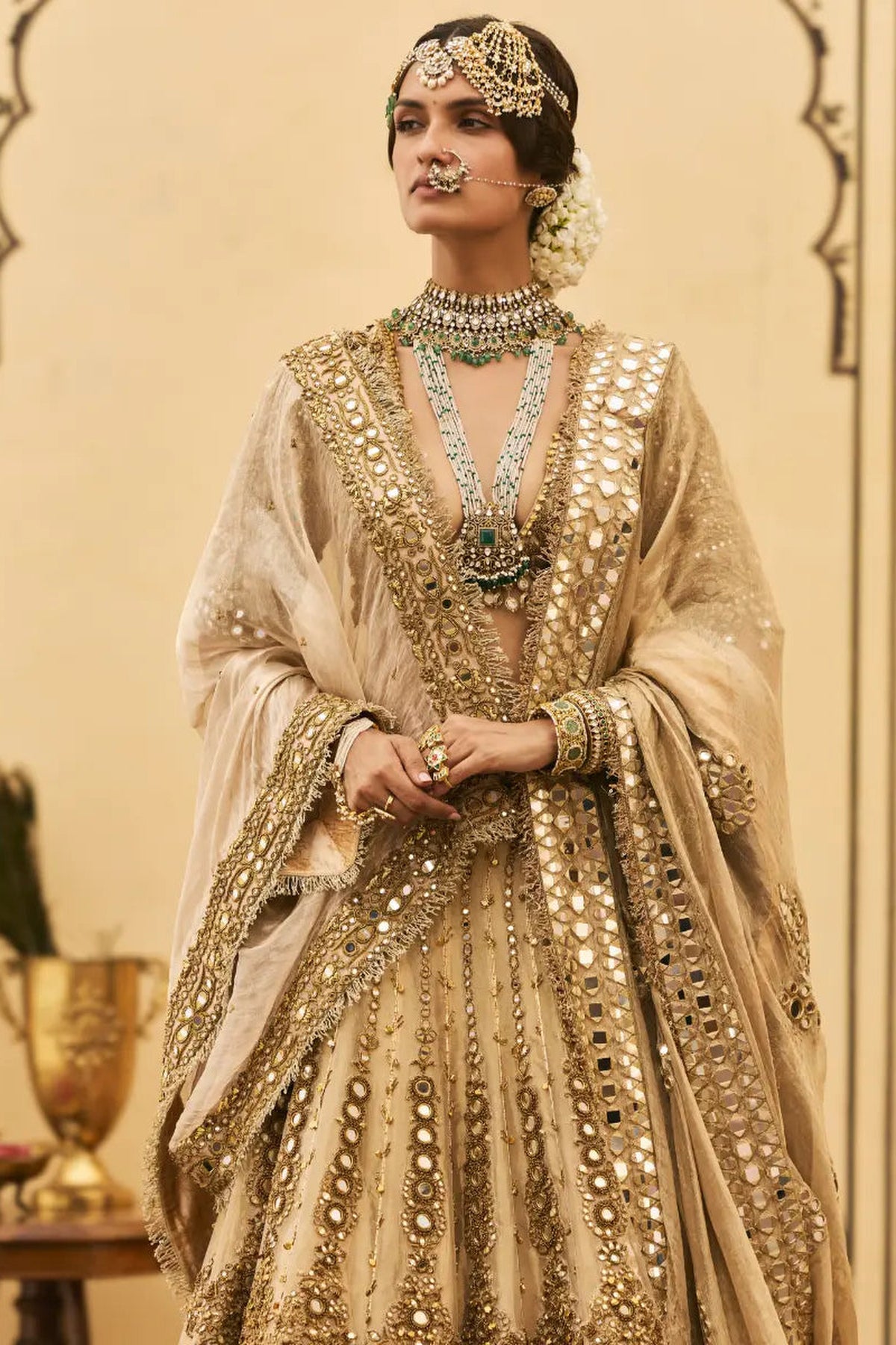 Sunehra Tissue Lehenga Set