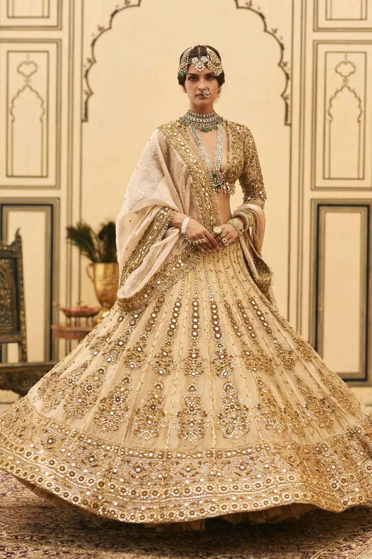 Sunehra Tissue Lehenga Set