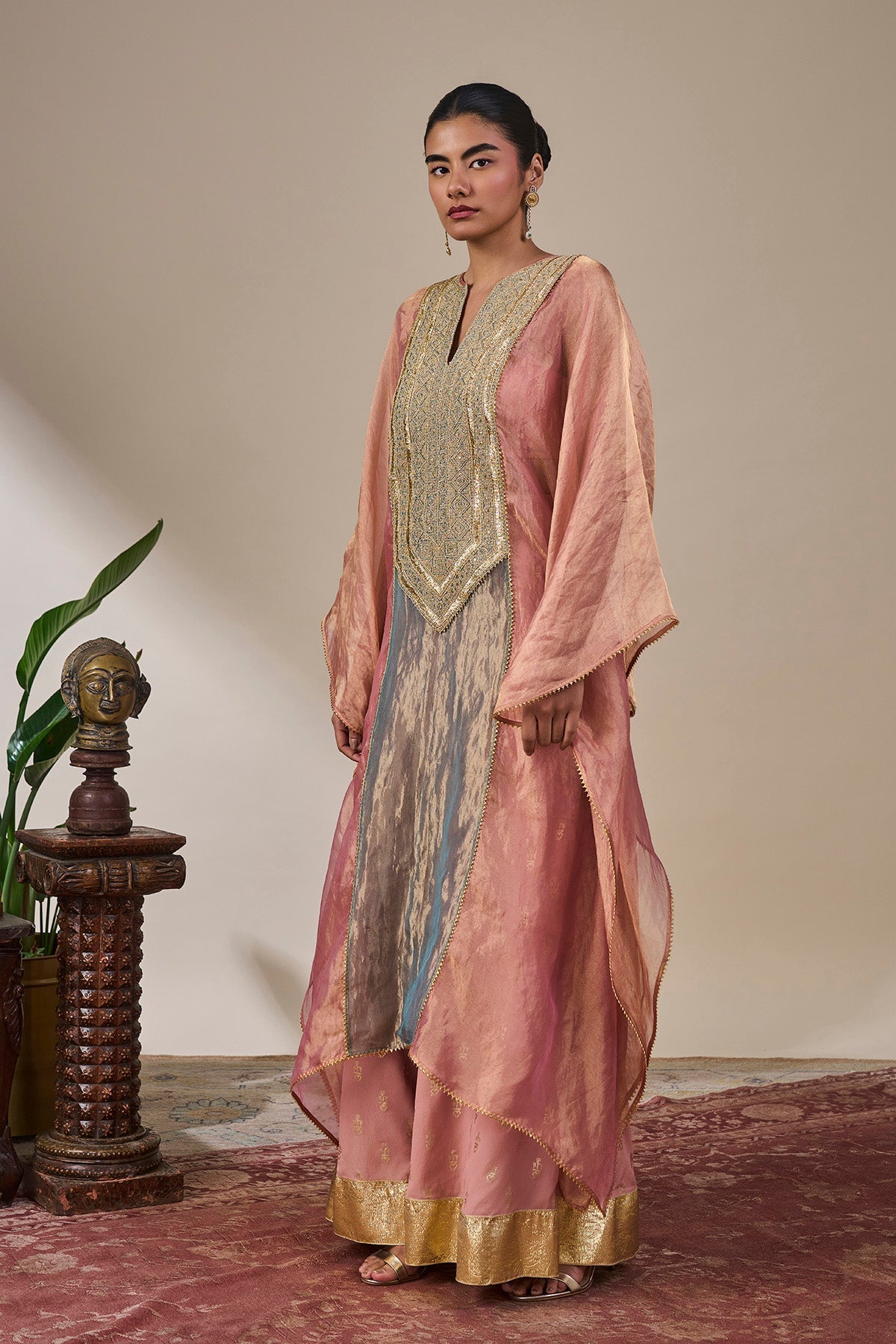 Sunehri Dhoop Kaftan Kurta Set