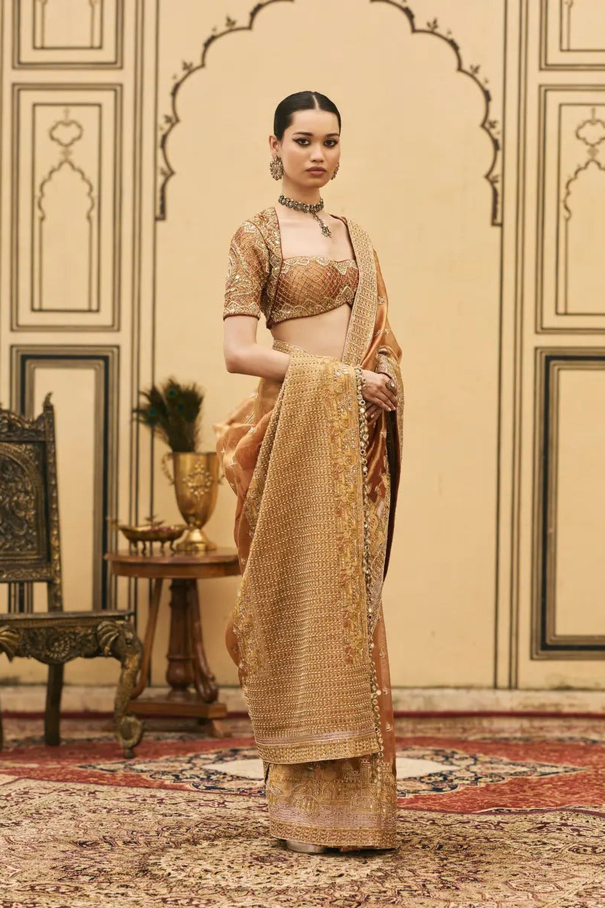Tamra Tissue Saree Set