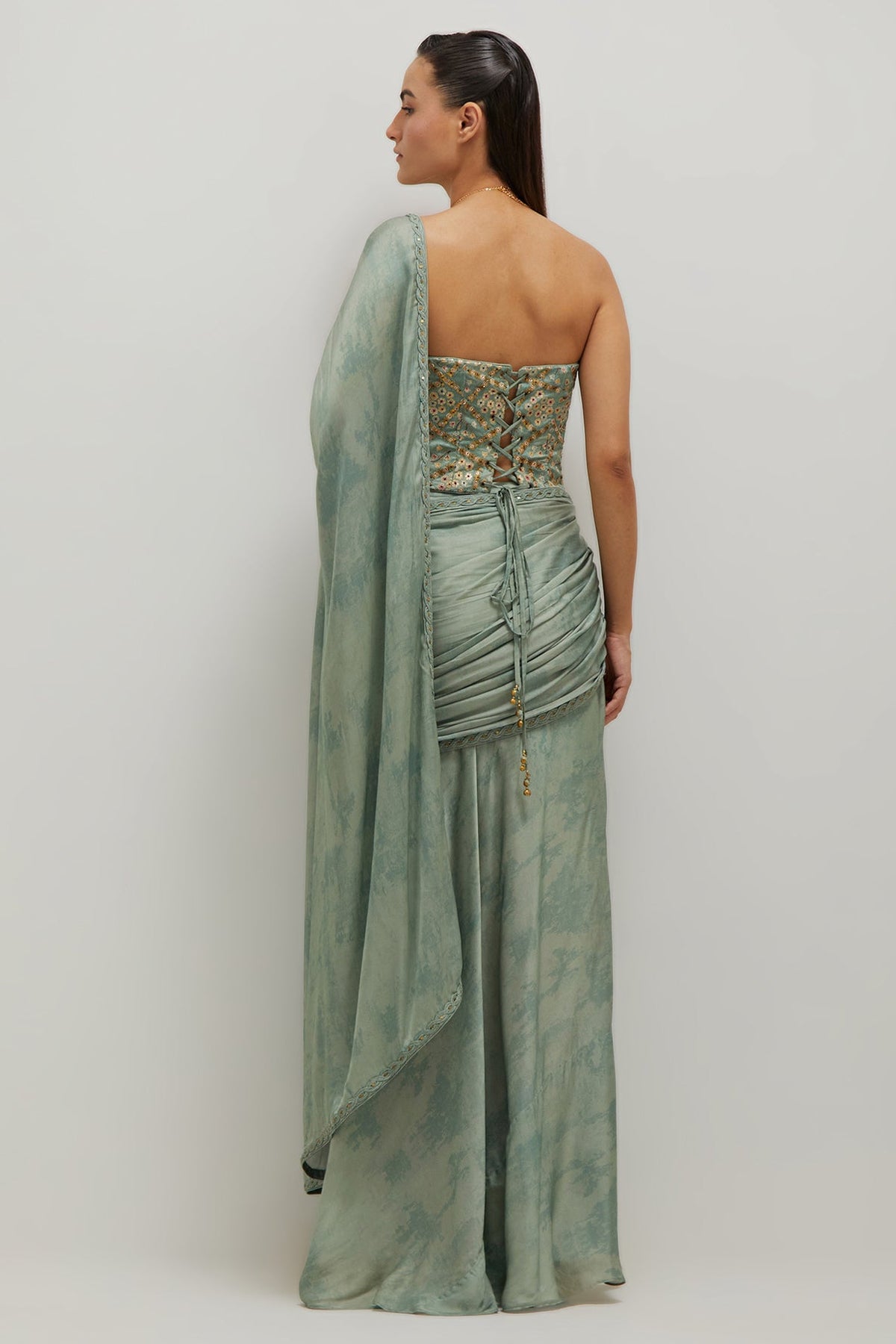 The Corset Drape Saree