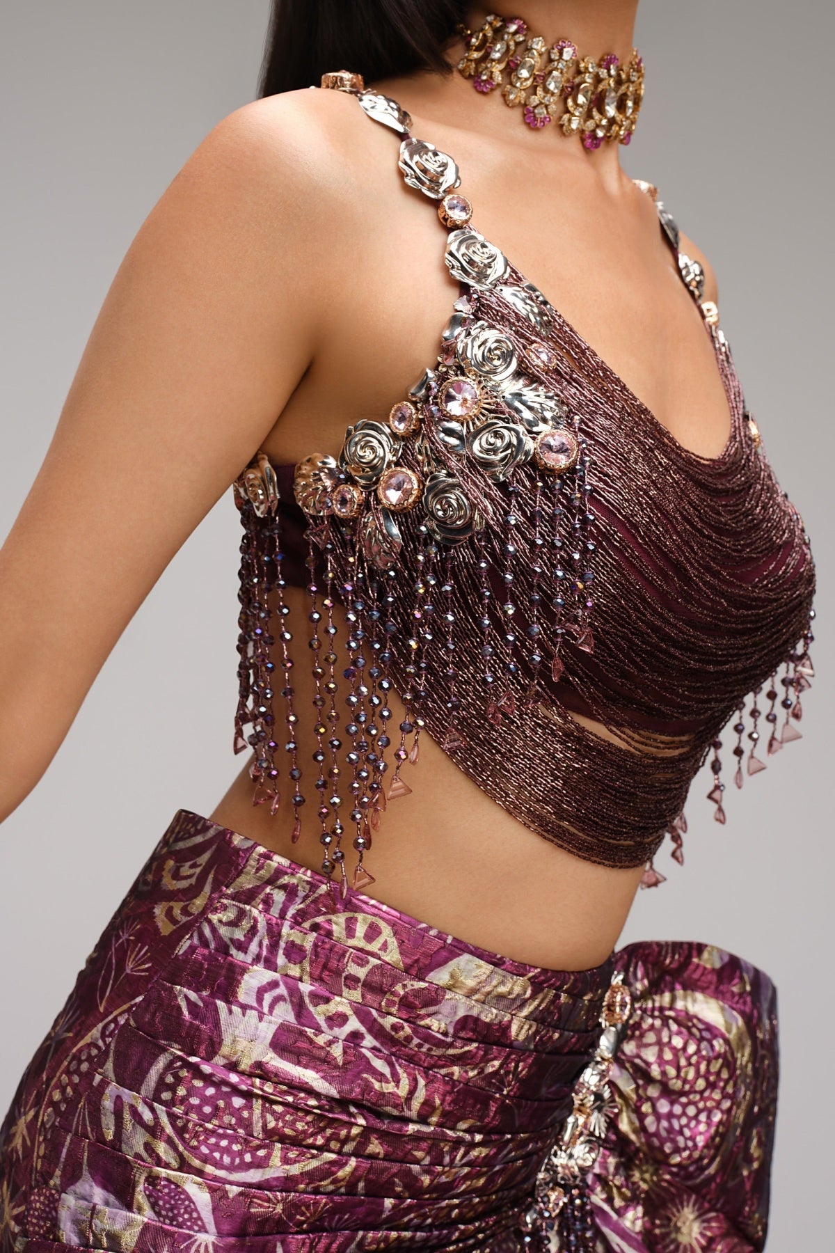 The Draped Glass Wine - Top