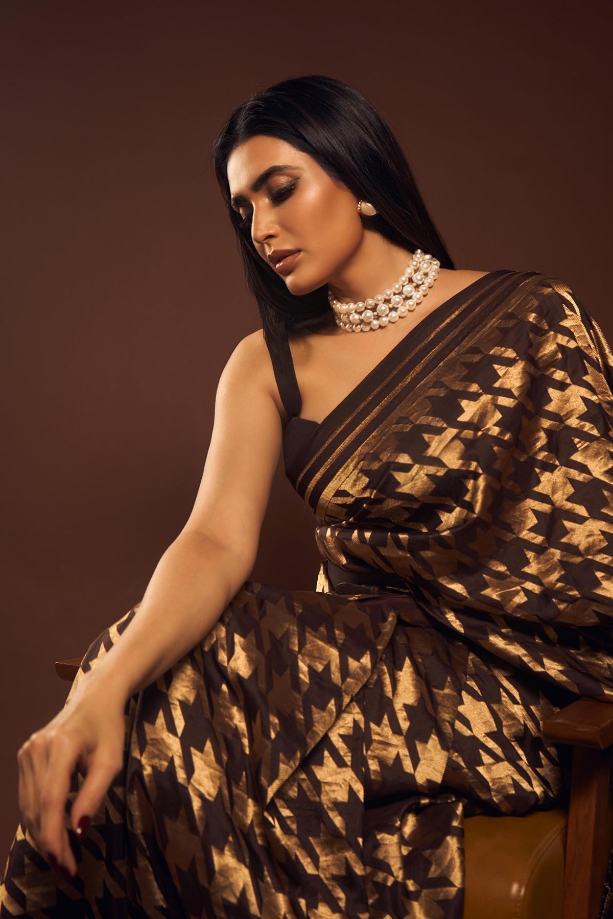 Espresso Gerum Saree
