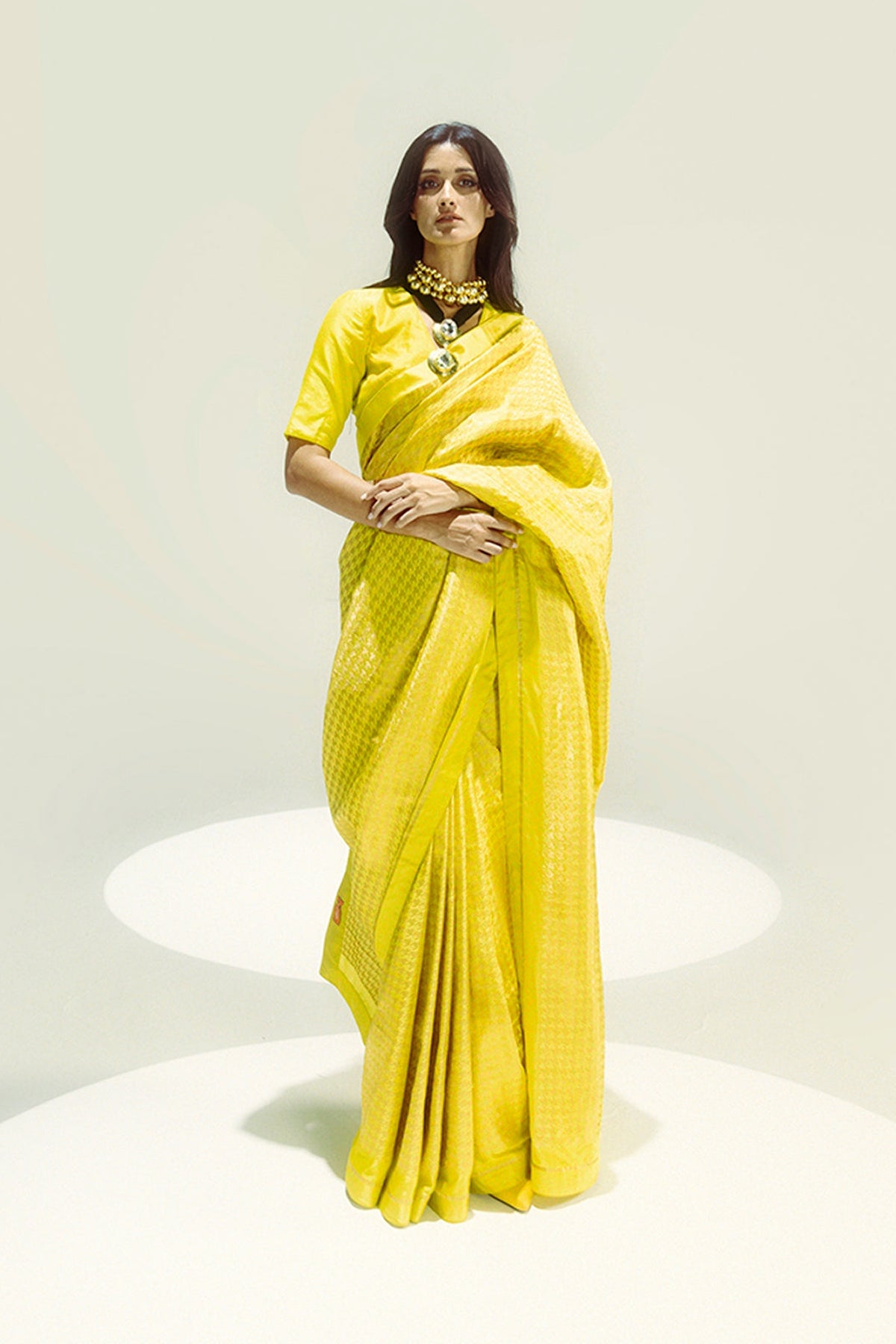 The Lemondrop Saree