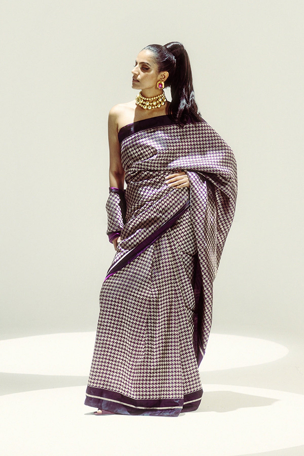 The Midnight Fuzz Saree