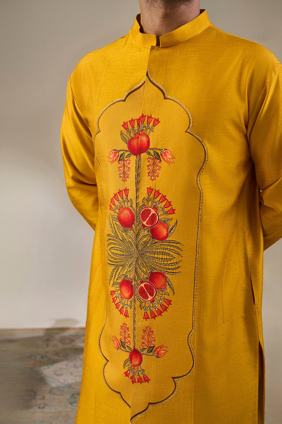 Yellow Anaar Symphony Kurta
