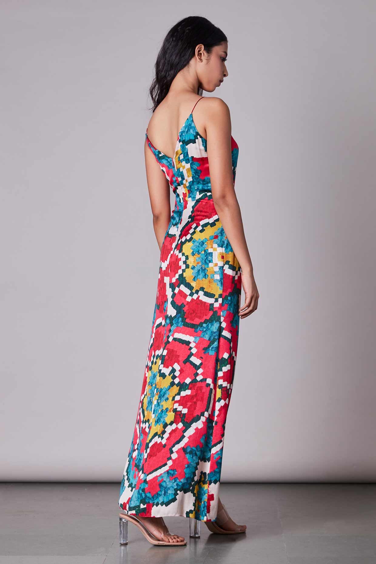 SK Ikat Overlap Dress AW21265