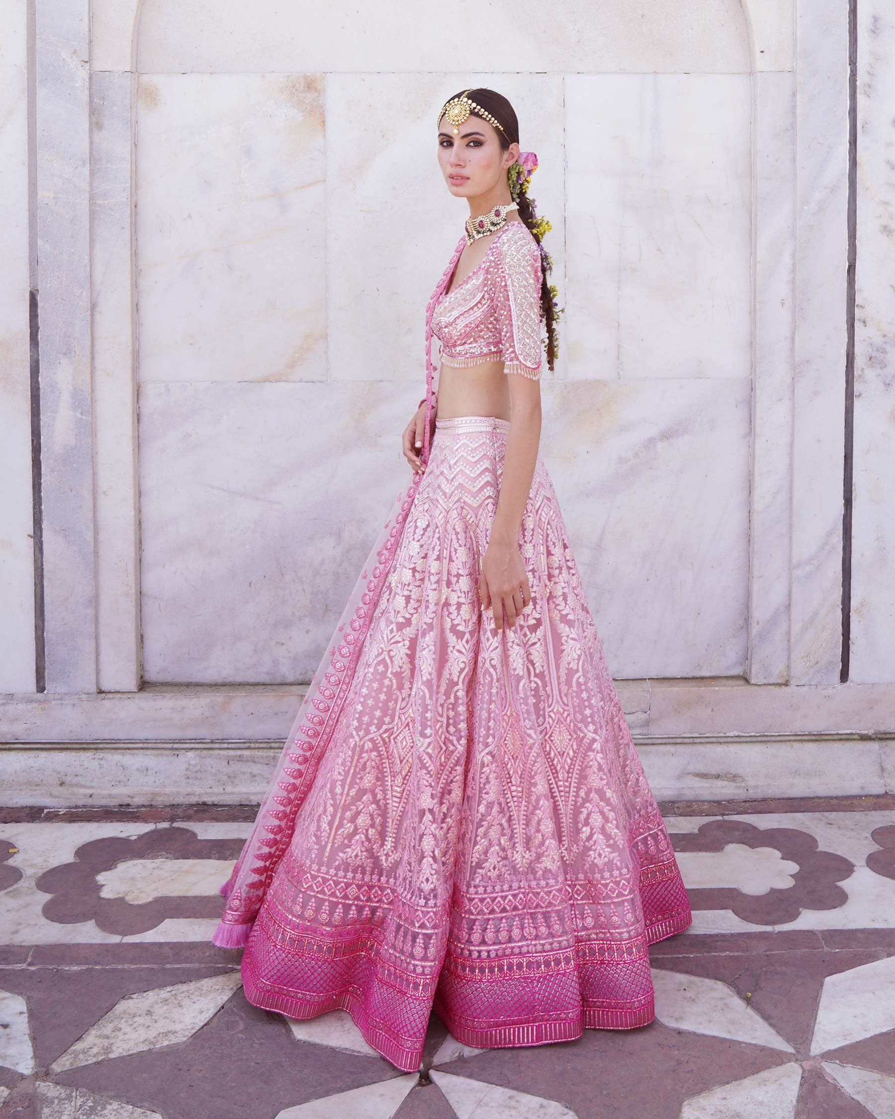 MEADOW BRIDAL LEHENGA SET