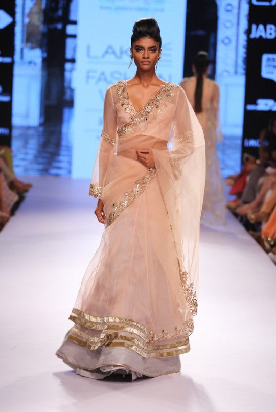 The Nisa Lehenga Sari