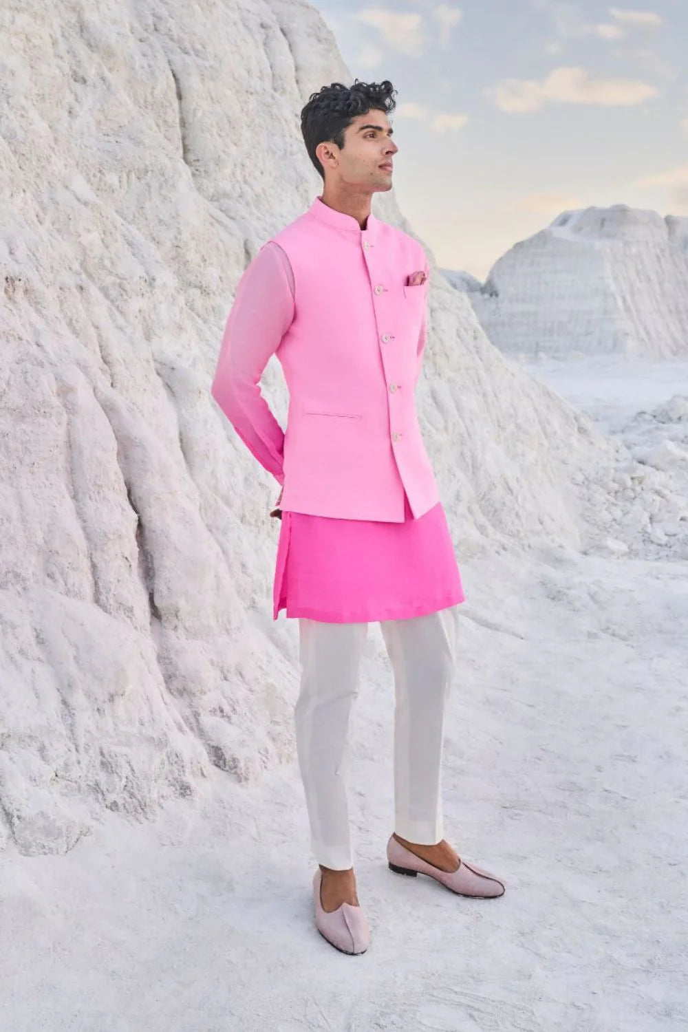 SG Fuschia Pink Bundi Set