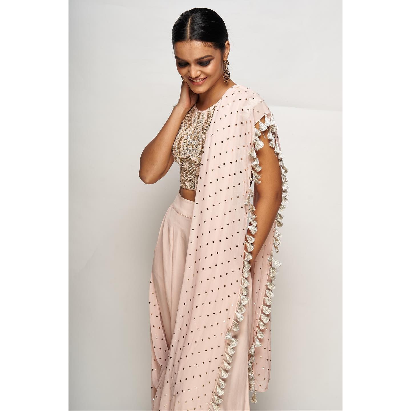 SUROOR Dhoti Drape Set