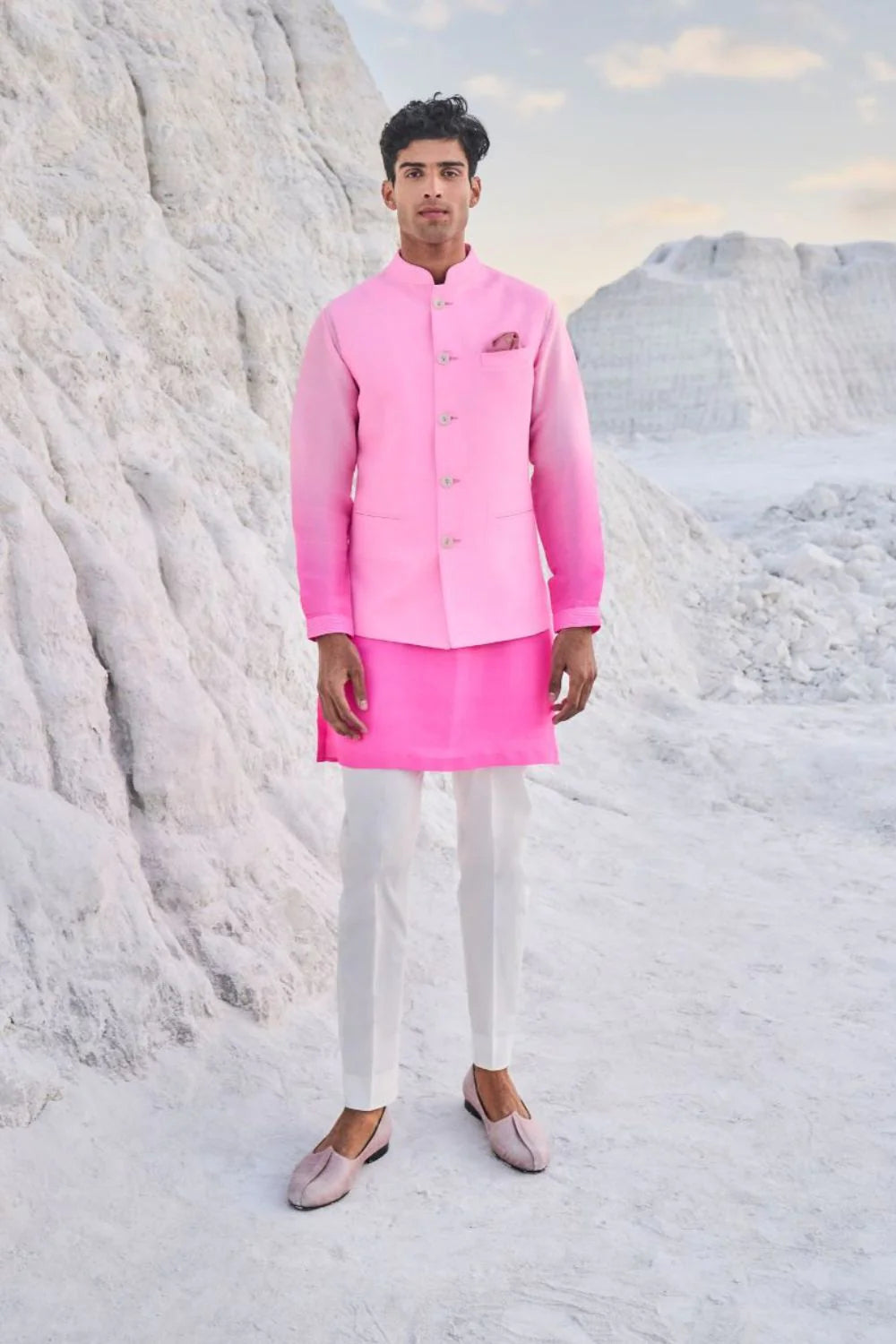 SG Fuschia Pink Bundi Set