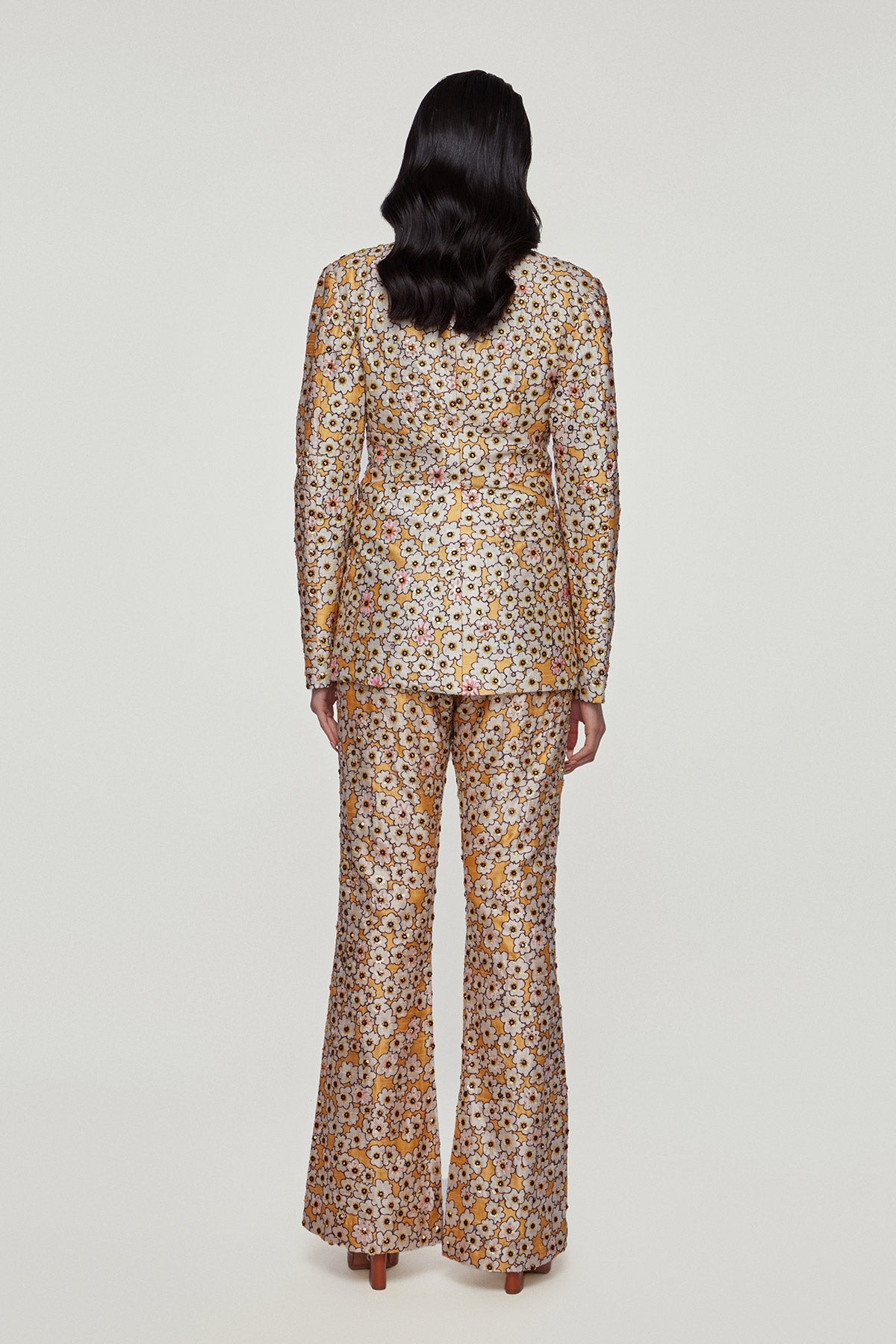 ANASTASIA - Divergence Yellow Printed and Embellished Pant Suit