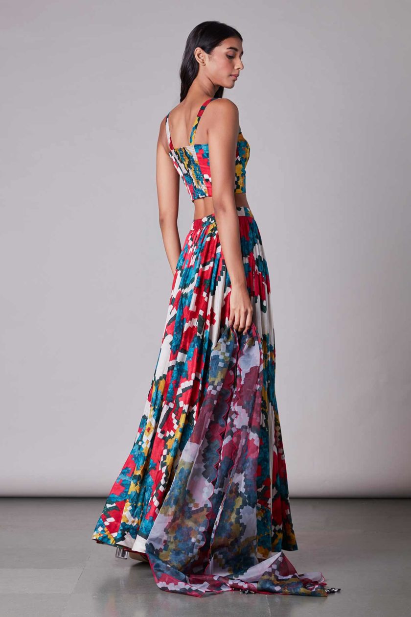 SK Ikat Lehenga AW21198/99