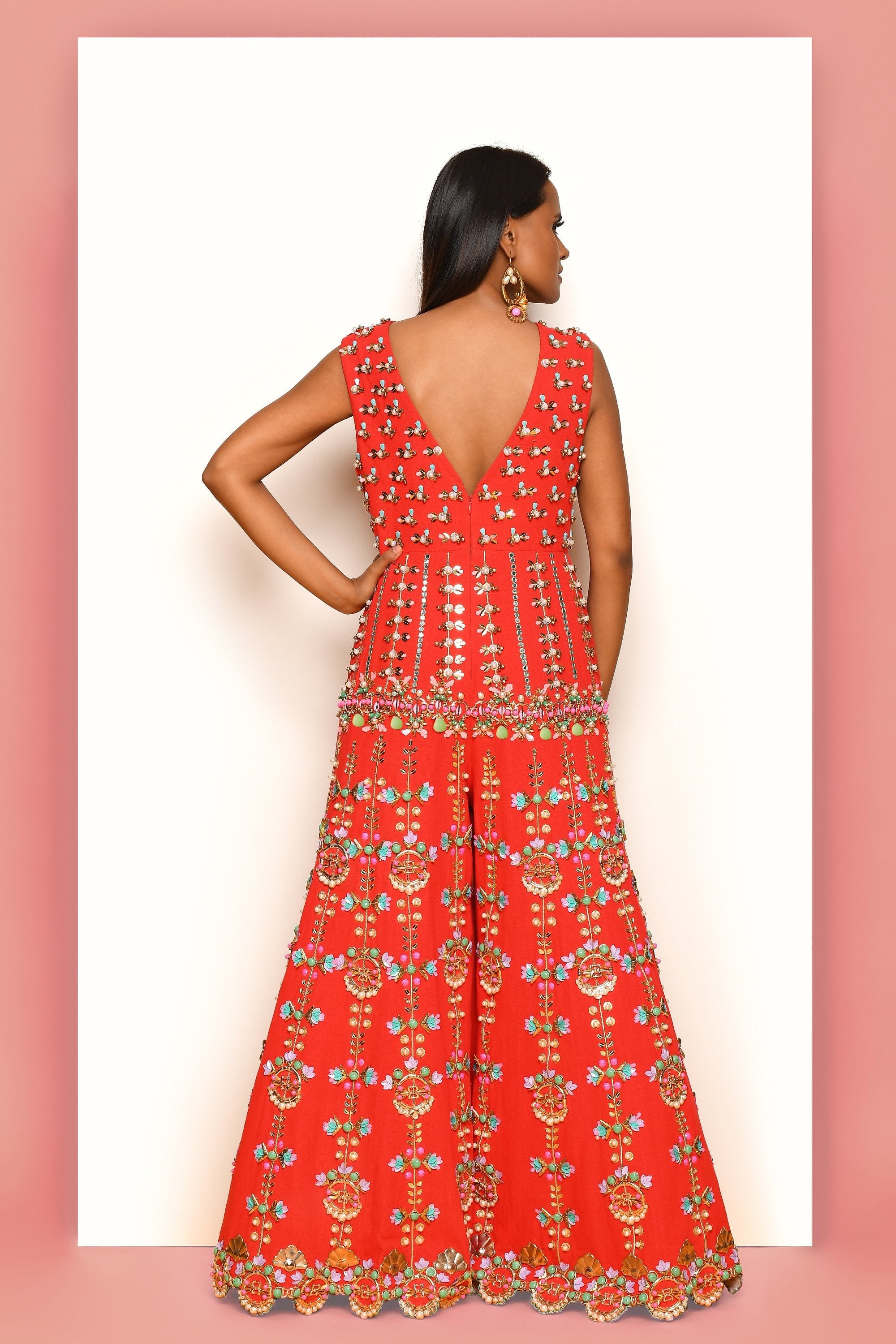 FIERCELY FRENZY - RED JUMPSUIT