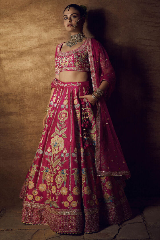 QIRAT LEHENGA-PINK