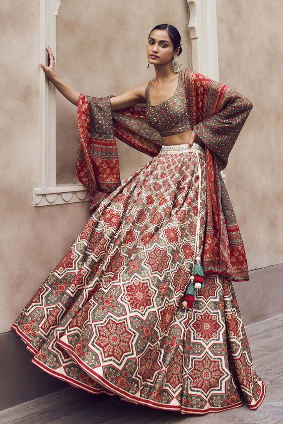 MAYAI LEHENGA - BLUE