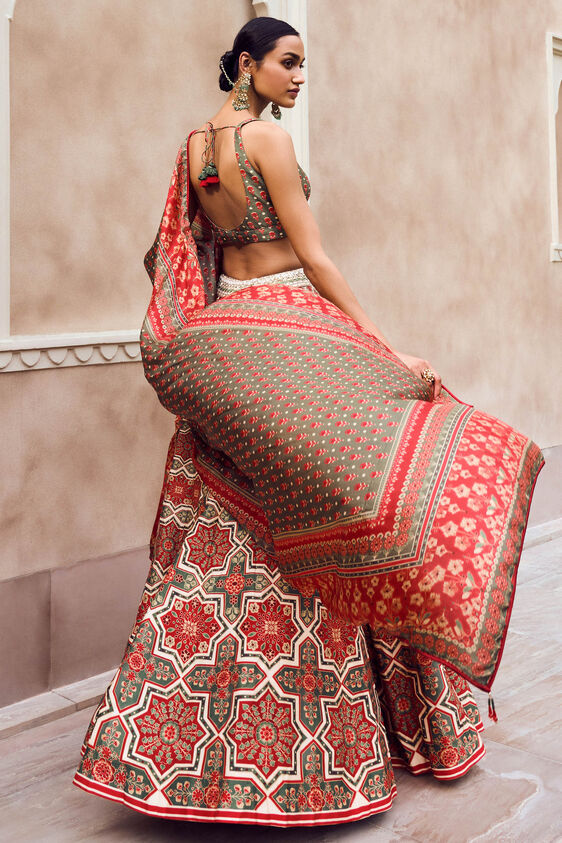 MAYAI LEHENGA - BLUE