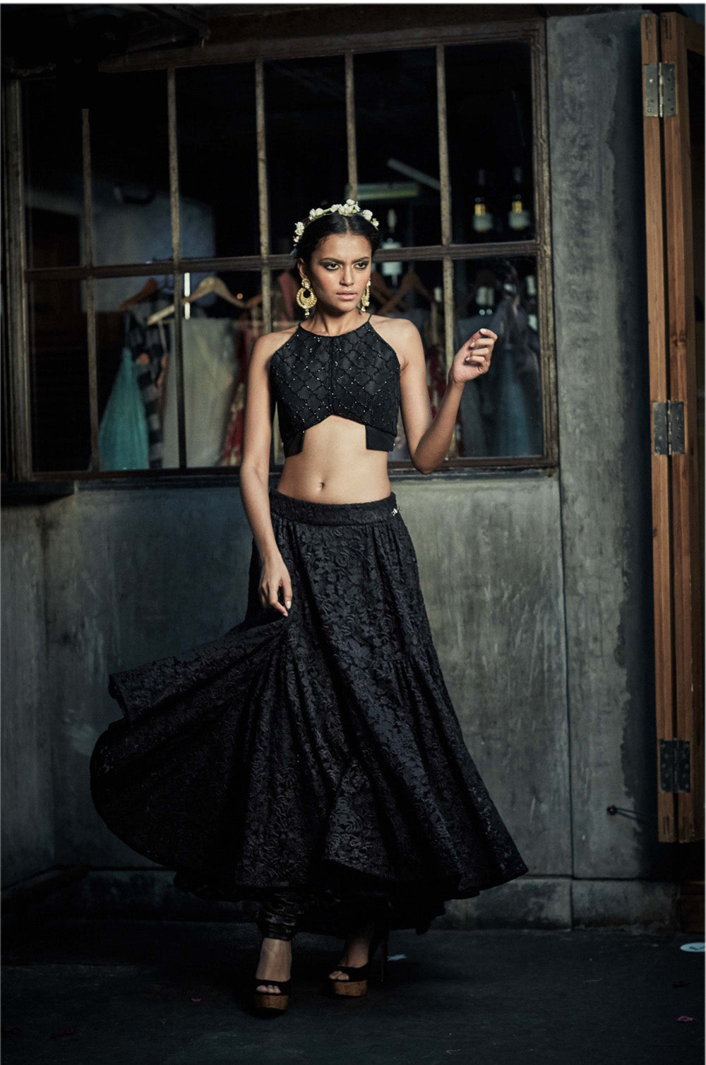 The black rose ballerina