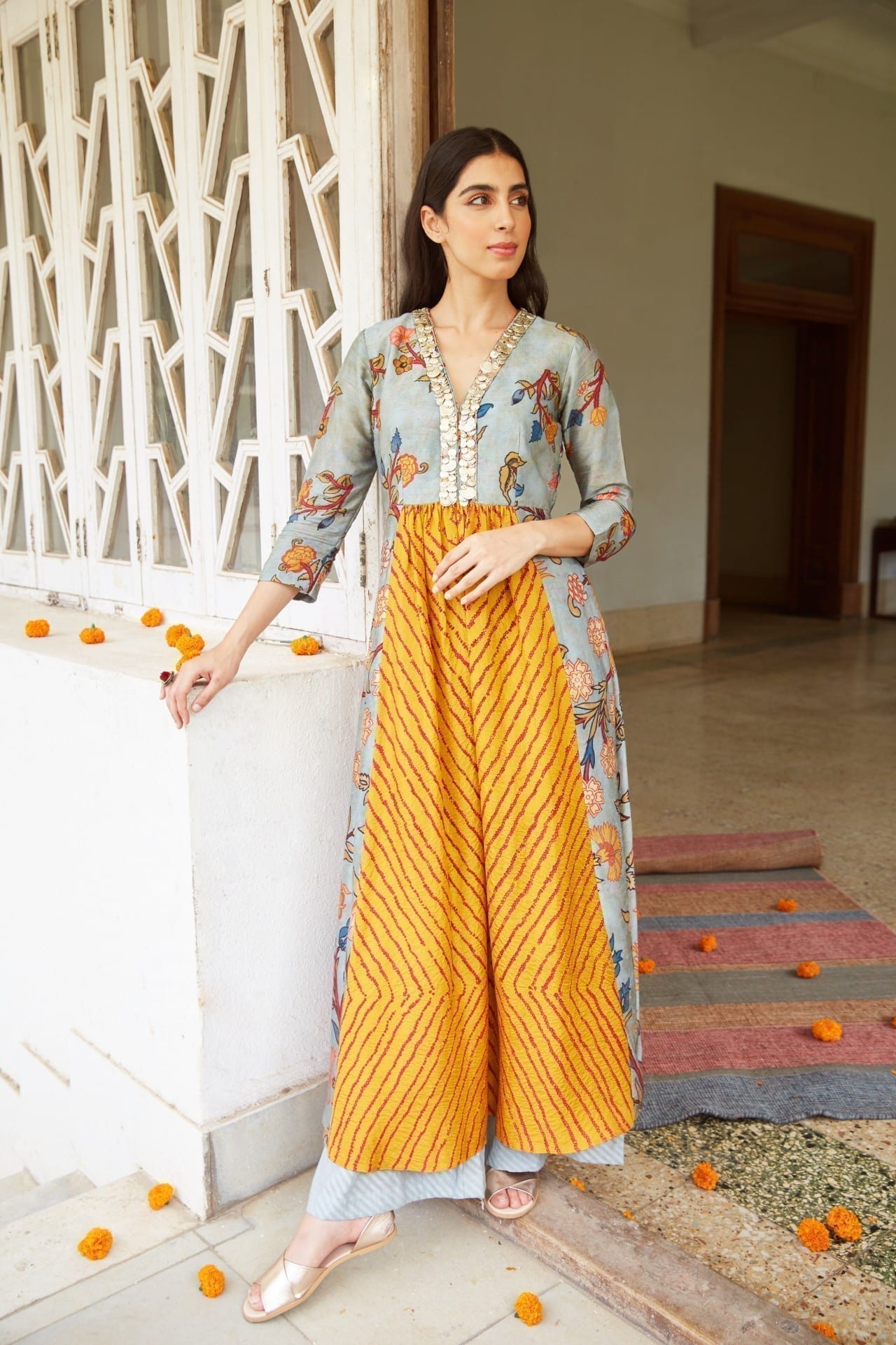 Kalam – Bandhani Kurta