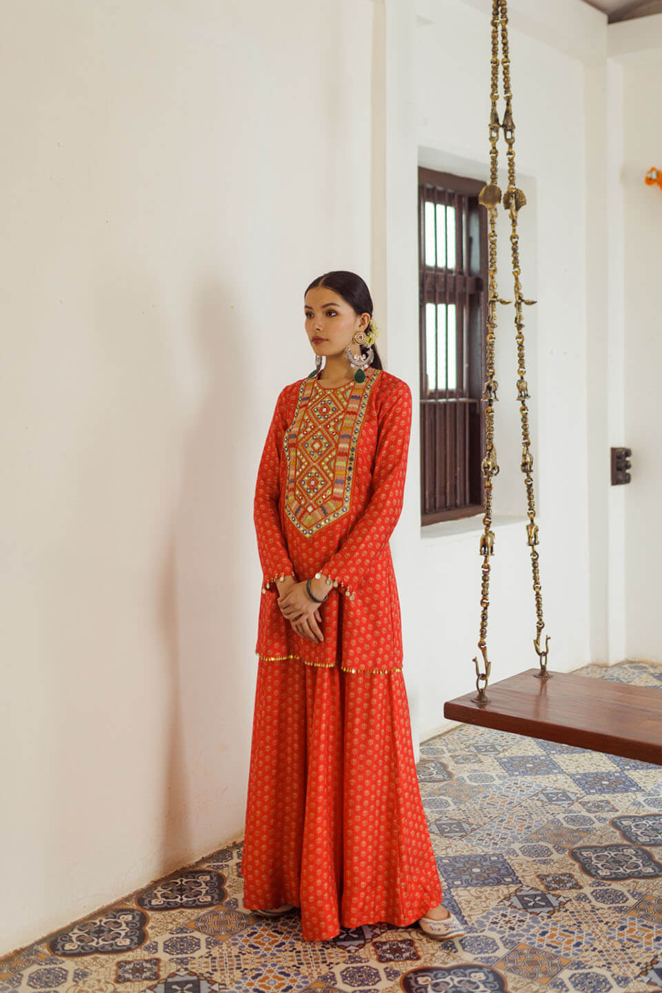 Rosa Nandi Kurta Sharara