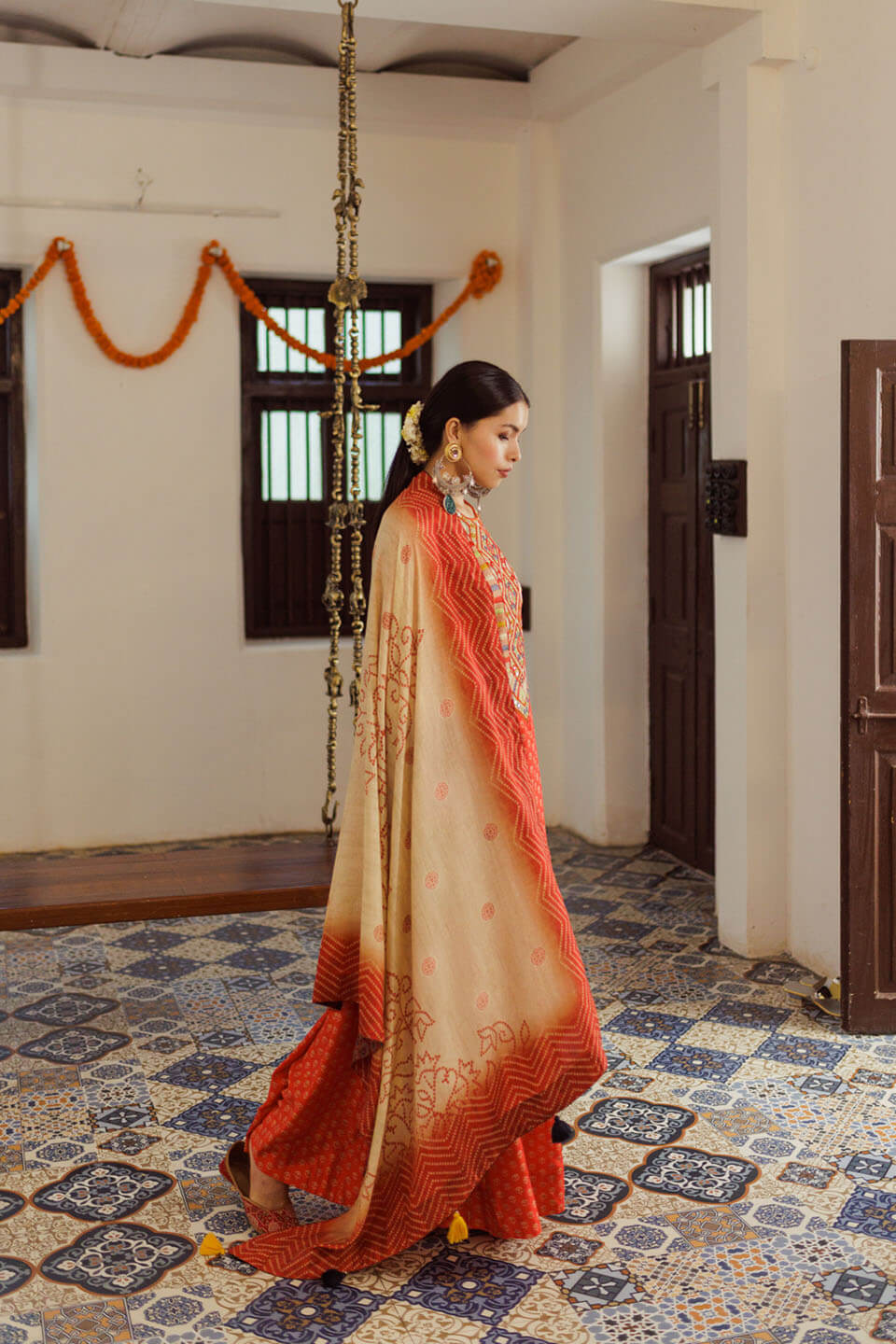 Rosa Nandi Kurta Sharara with Duppata