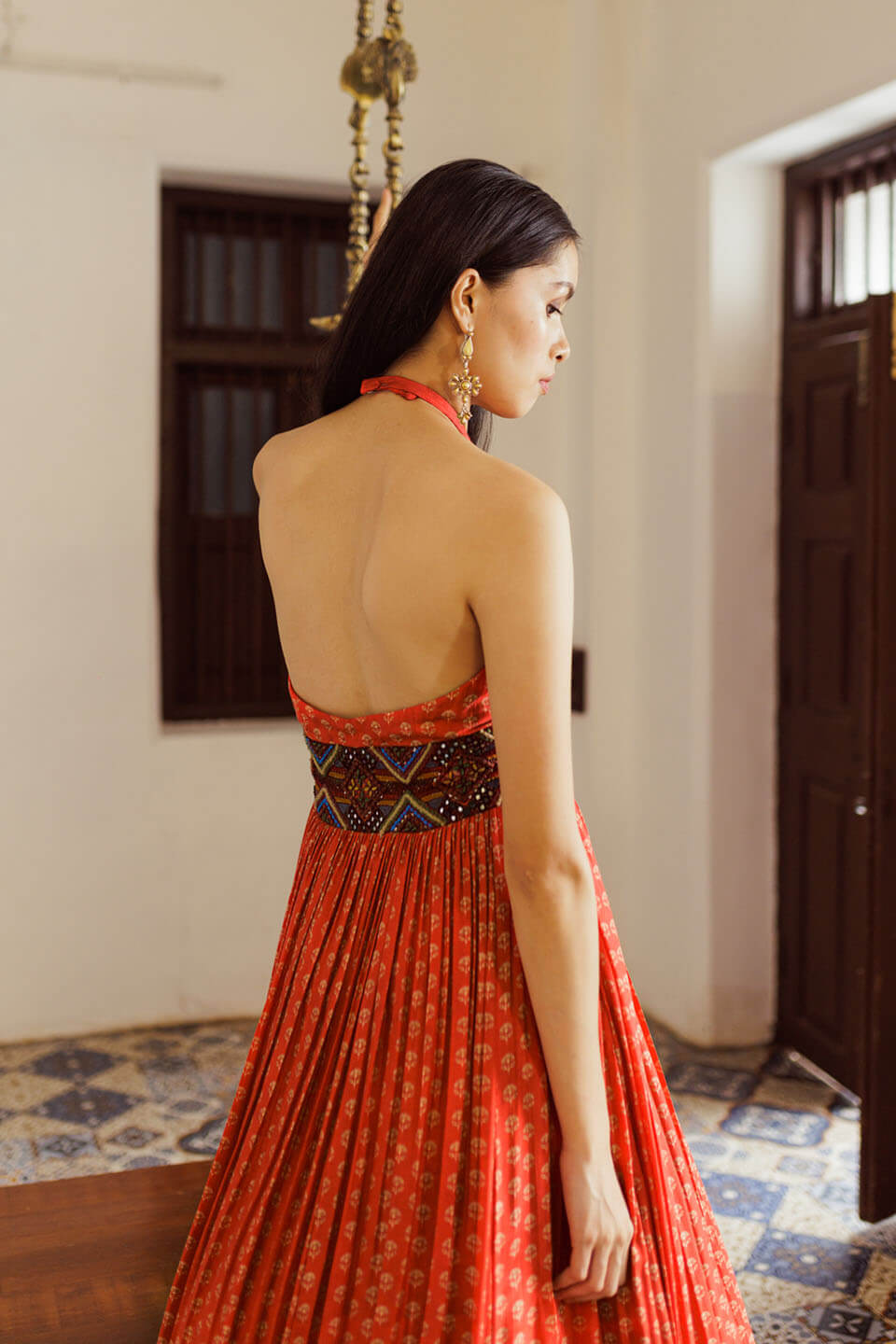 Rosa Halter Neck Gown