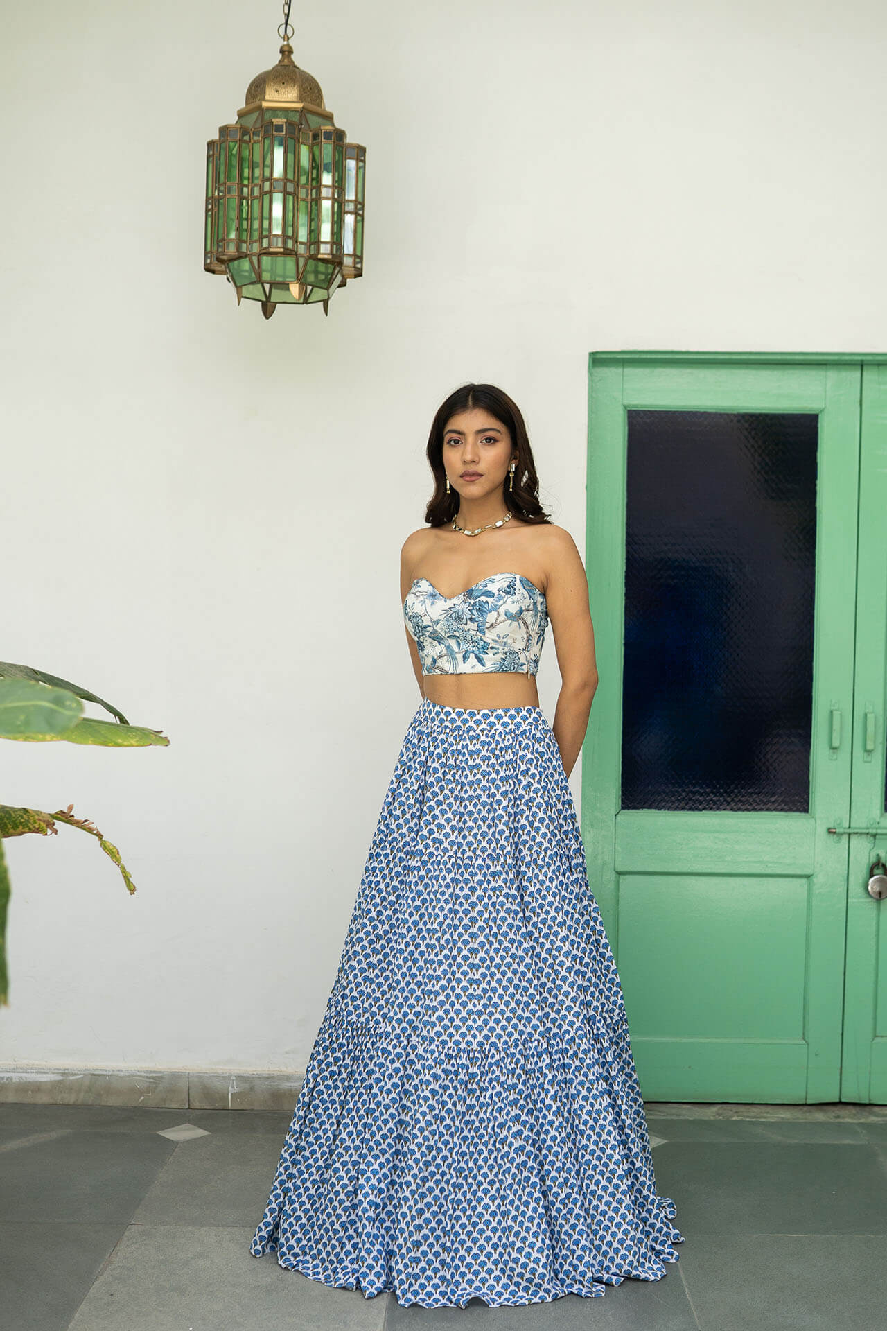 Print On Print Lehenga